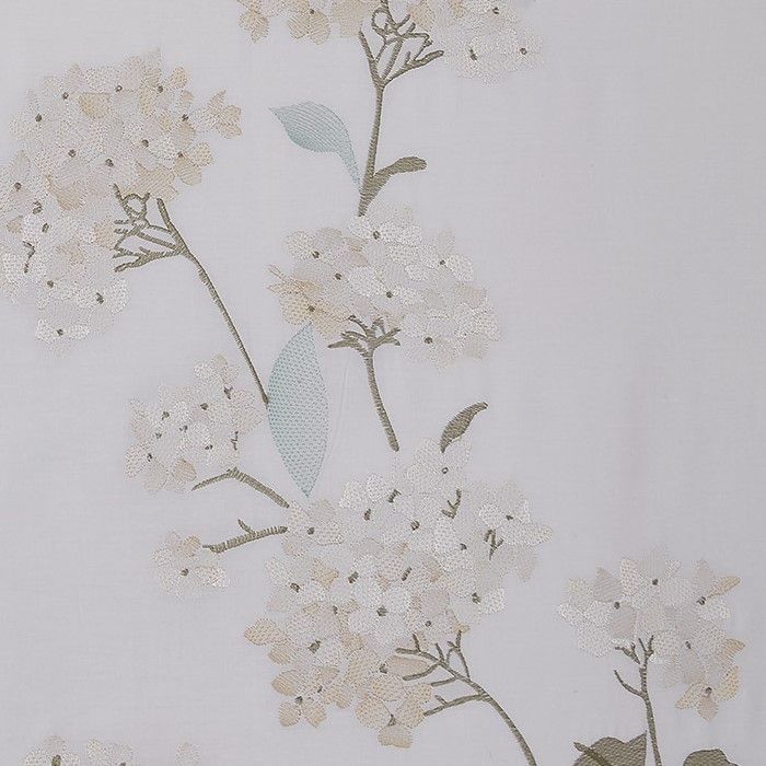 Hydrangea Embroidered Duvet Cover Set - Image 13