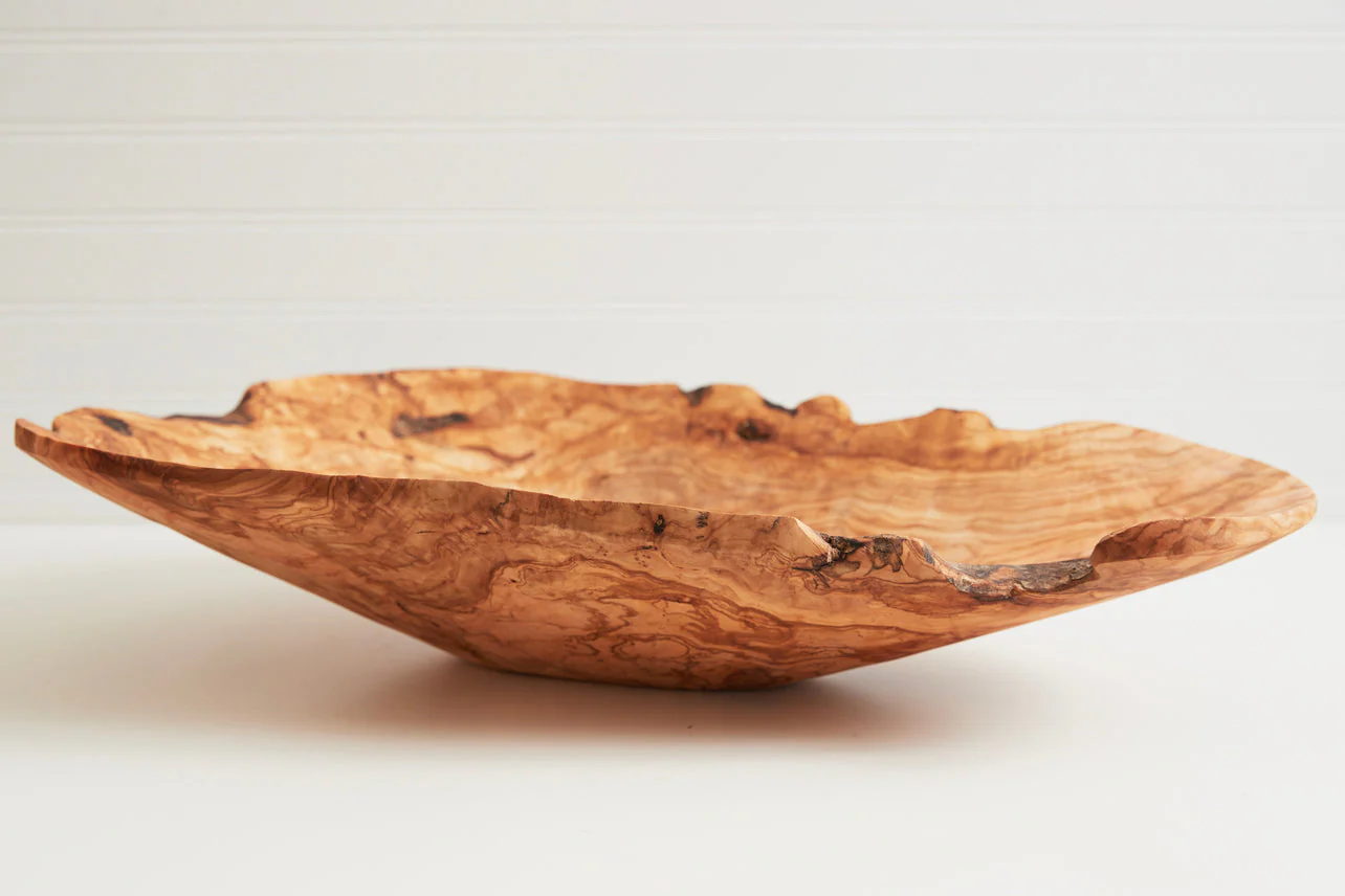 Italian Olivewood Root Salad Bowl - Image 6
