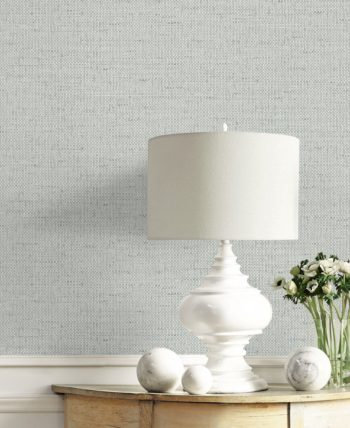 Kaya Faux Paperweave Embossed Vinyl Unpasted Wallpaper - Image 21