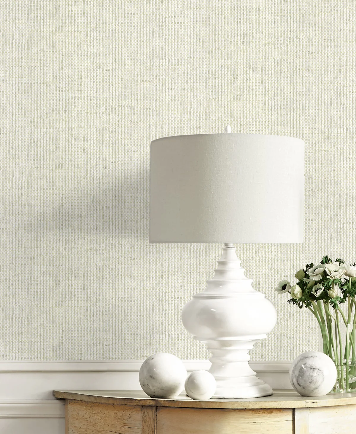 Kaya Faux Paperweave Embossed Vinyl Unpasted Wallpaper - Image 9