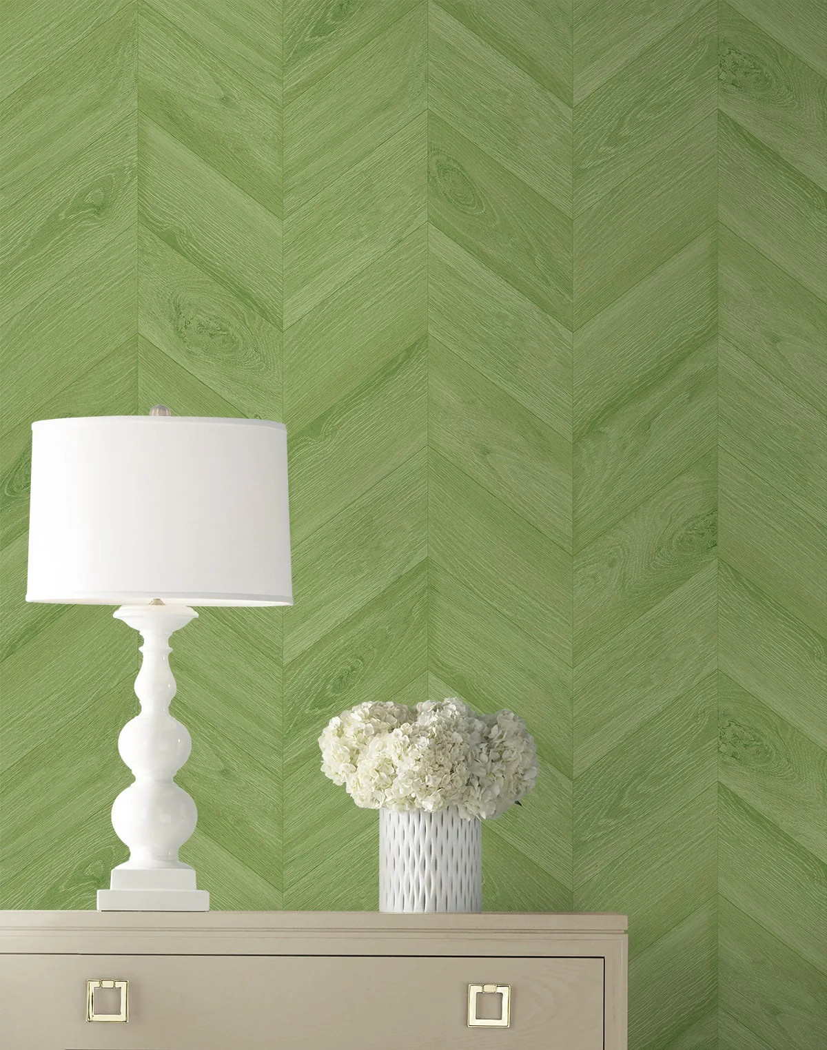 Keone Bay Chevron Embossed Vinyl Unpasted Wallpaper - Image 10