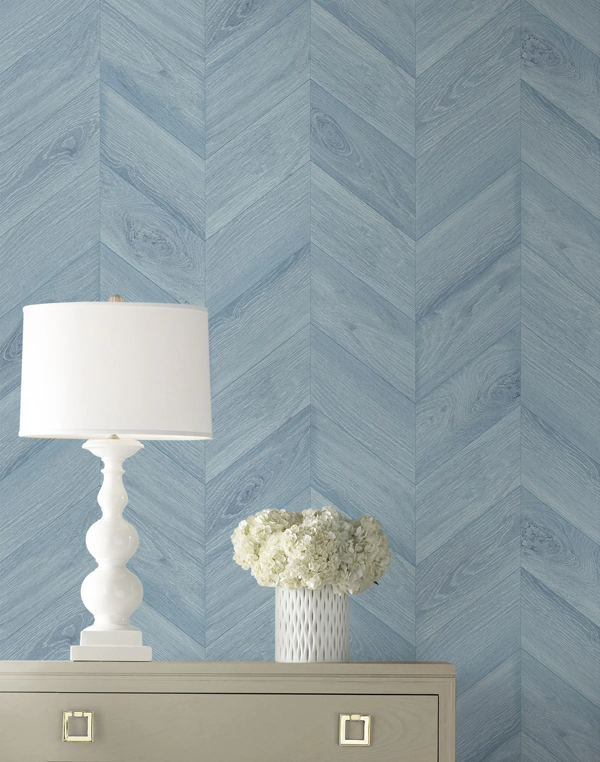 Keone Bay Chevron Embossed Vinyl Unpasted Wallpaper - Image 18