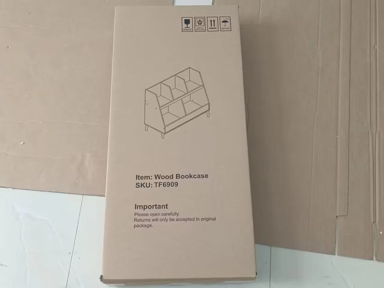 Kids Bookshelf and Toy Organizer, White - Image 22