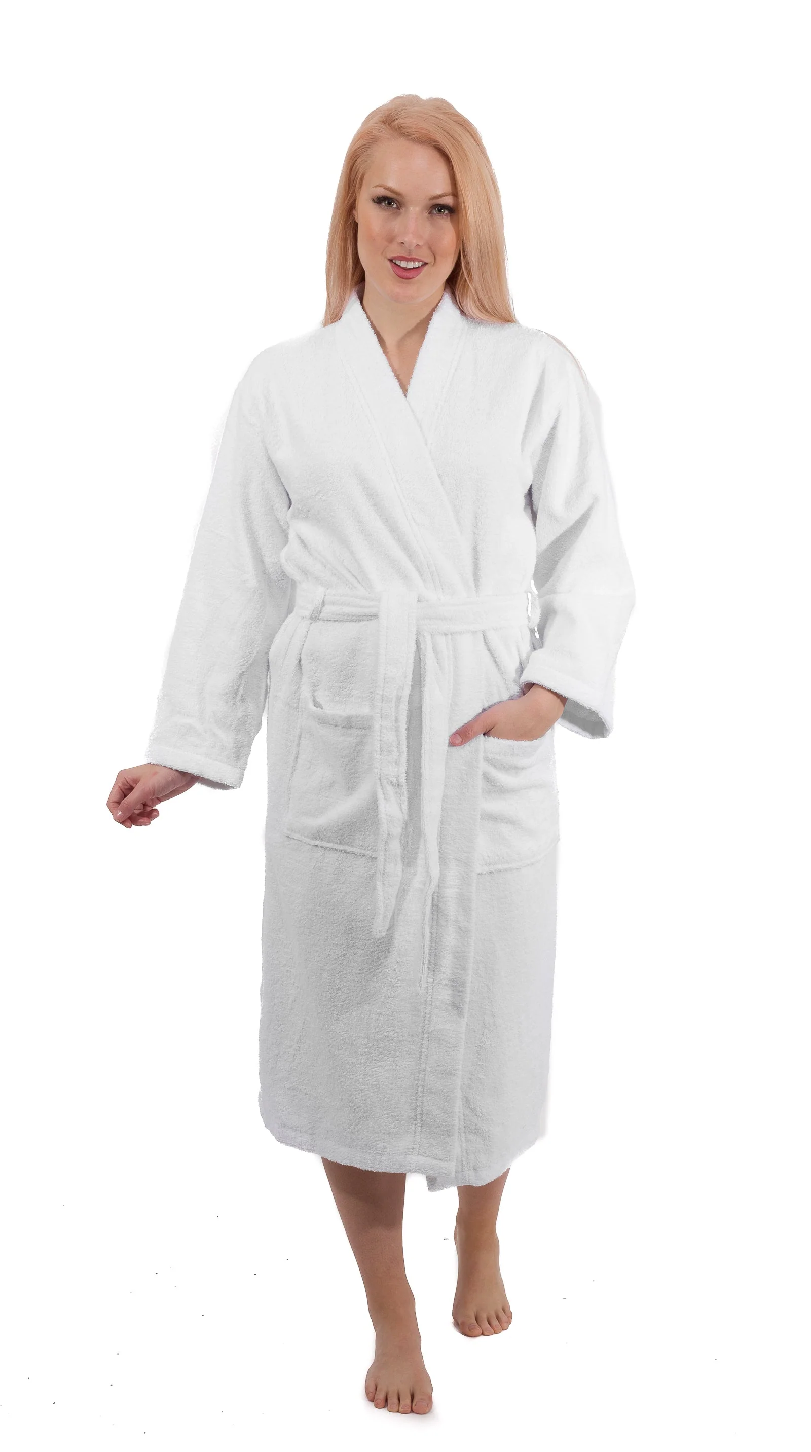 Kimono Turkish Cotton Bathrobe - Image 4