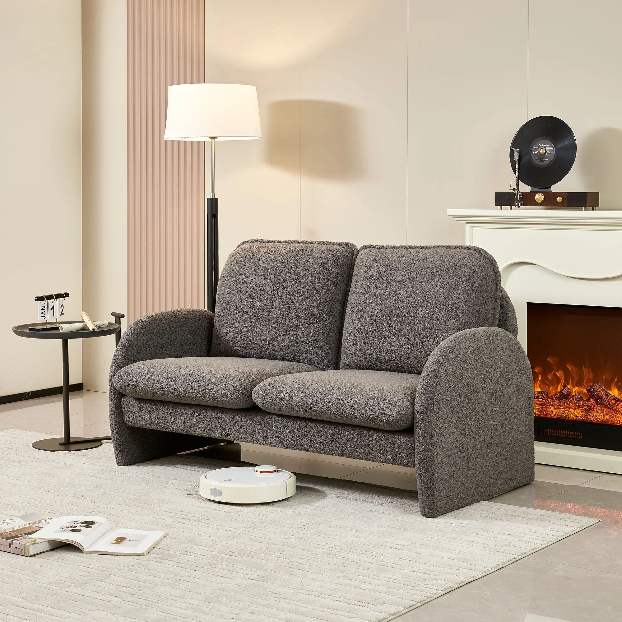 Upholstered Loveseat Sofa Small Couch - Image 3