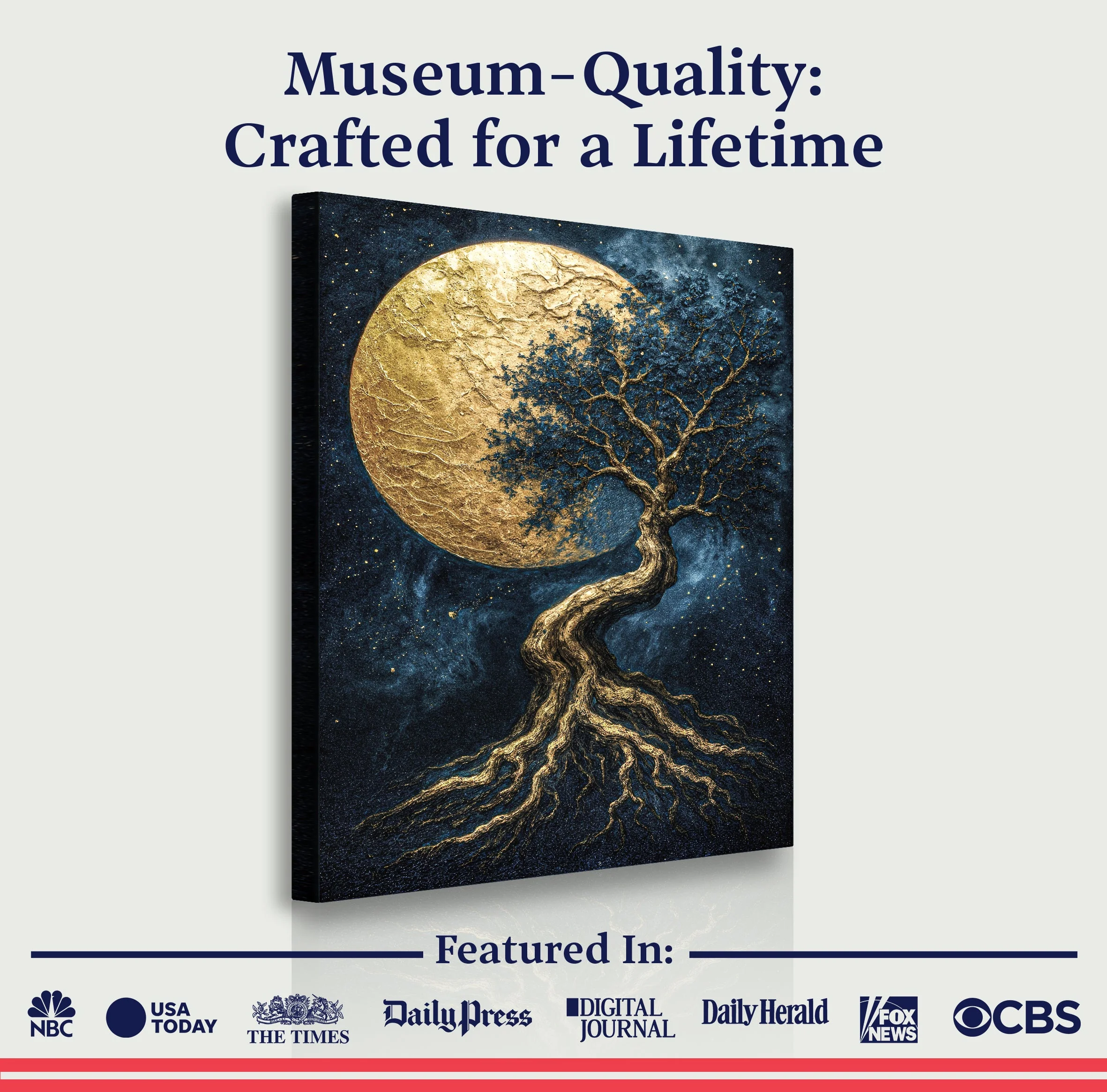 Lunar Tree of Life Wall Art - Image 6