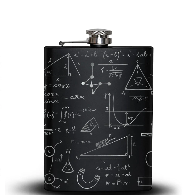 MATH EQUATIONS Hip Flasks by Lumengrave - Image 2