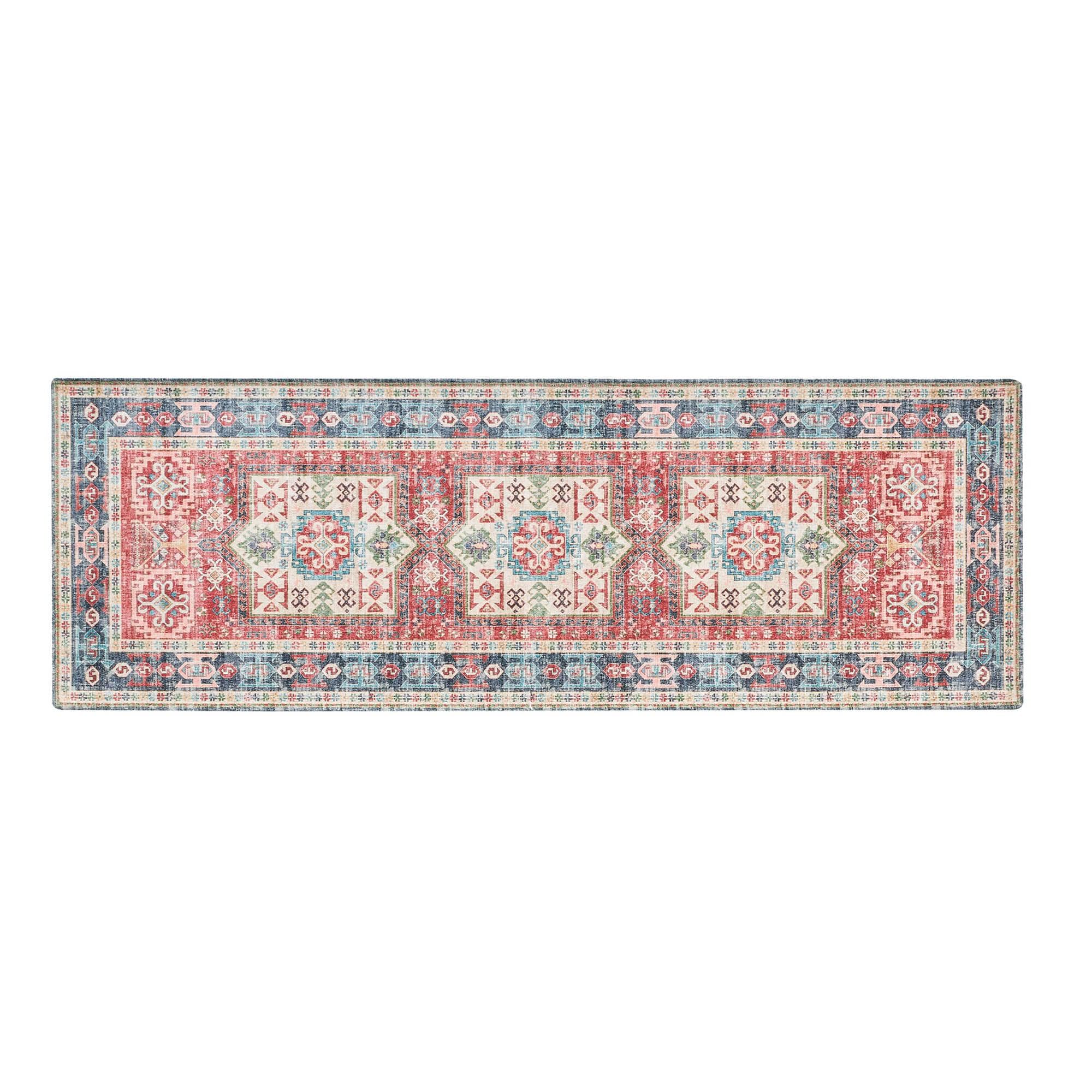 Medallion Machine Washable Accent Runner 2'4" x 7' - Nava Collection - Image 12