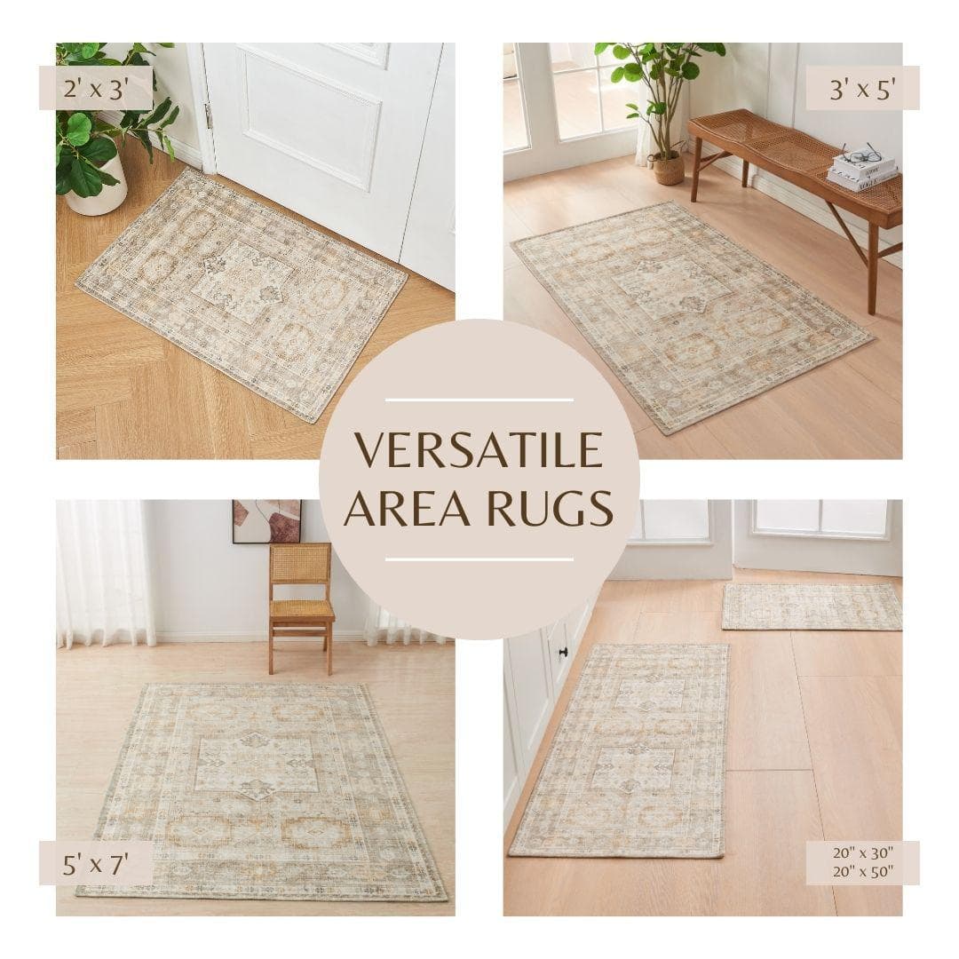 Medallion Machine Washable Accent Runner 2'4" x 7' - Nava Collection - Image 8