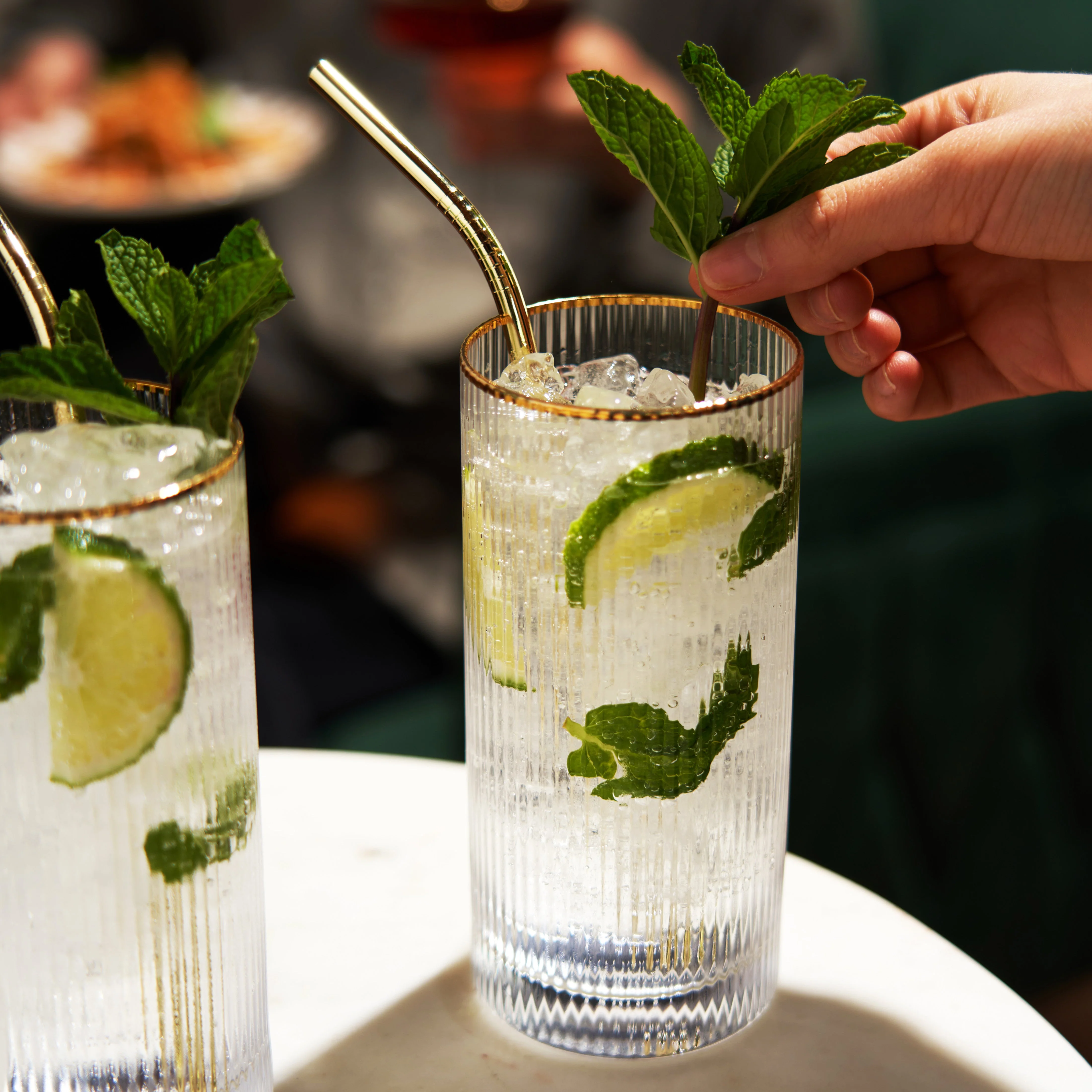 Meridian Crystal Highball Glasses Set of 2 - Image 2