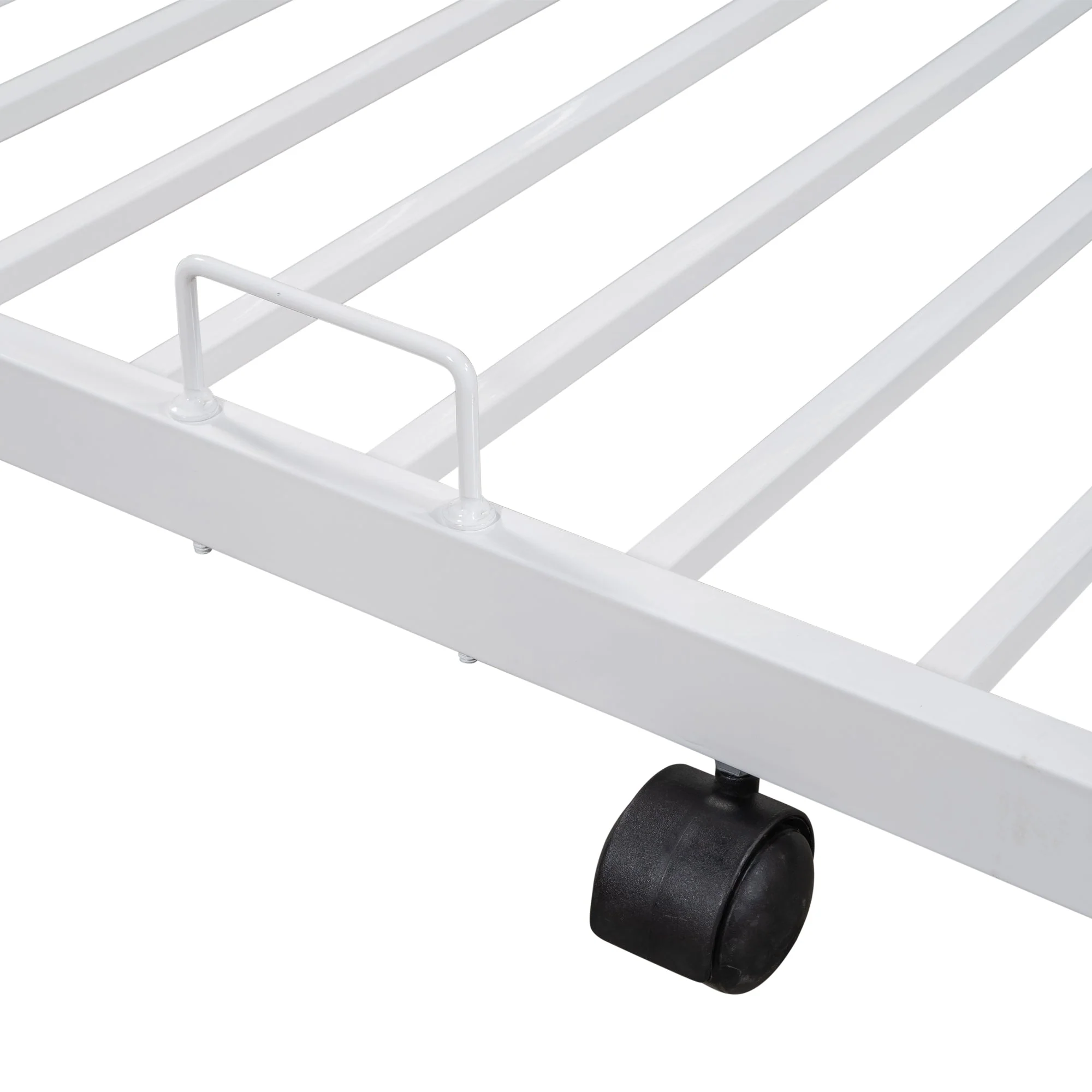 Metal Twin-Over-Full Bunk Bed with Trundle - Image 11
