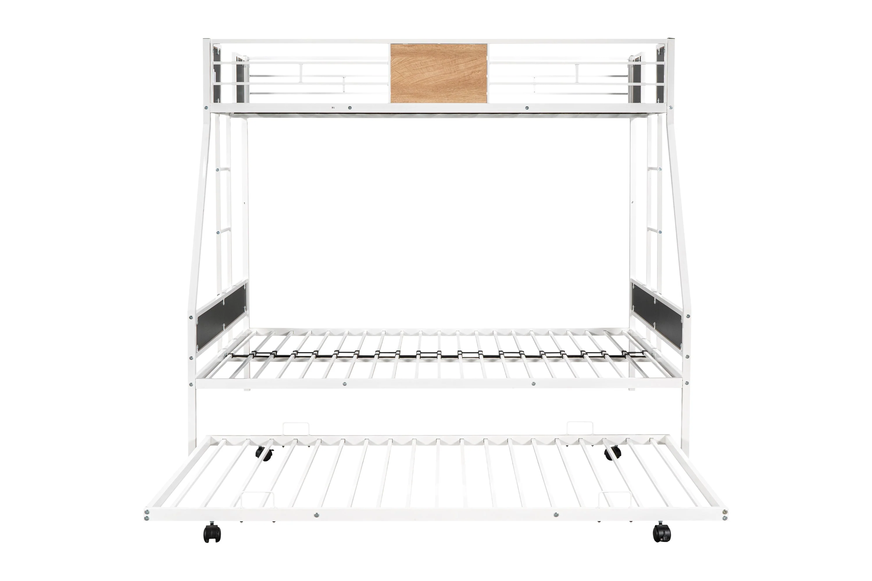 Metal Twin-Over-Full Bunk Bed with Trundle - Image 9