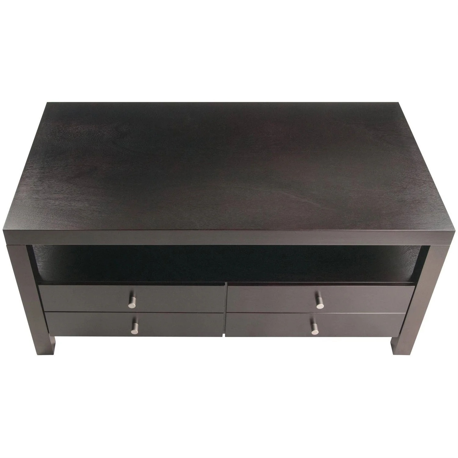 Modern Espresso 2 Drawer Coffee Table - Image 3