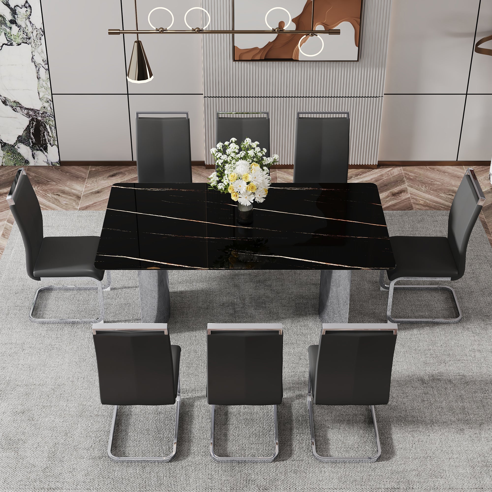 Modern Minimalist Dining Table - Image 13