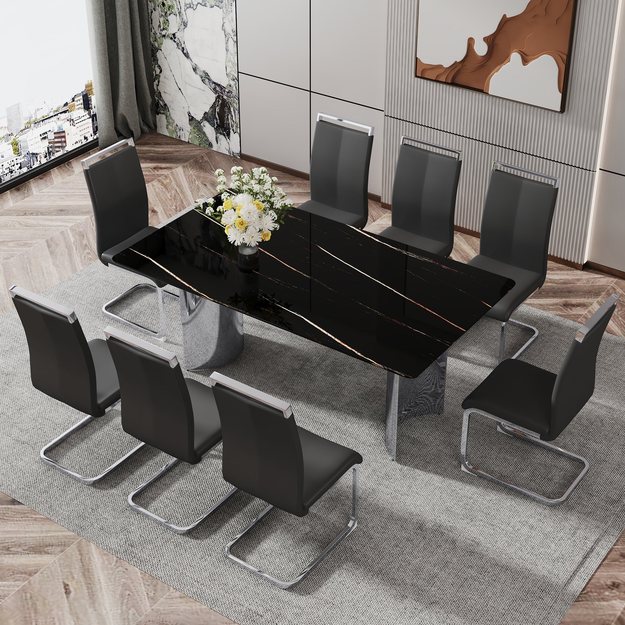 Modern Minimalist Dining Table - Image 15