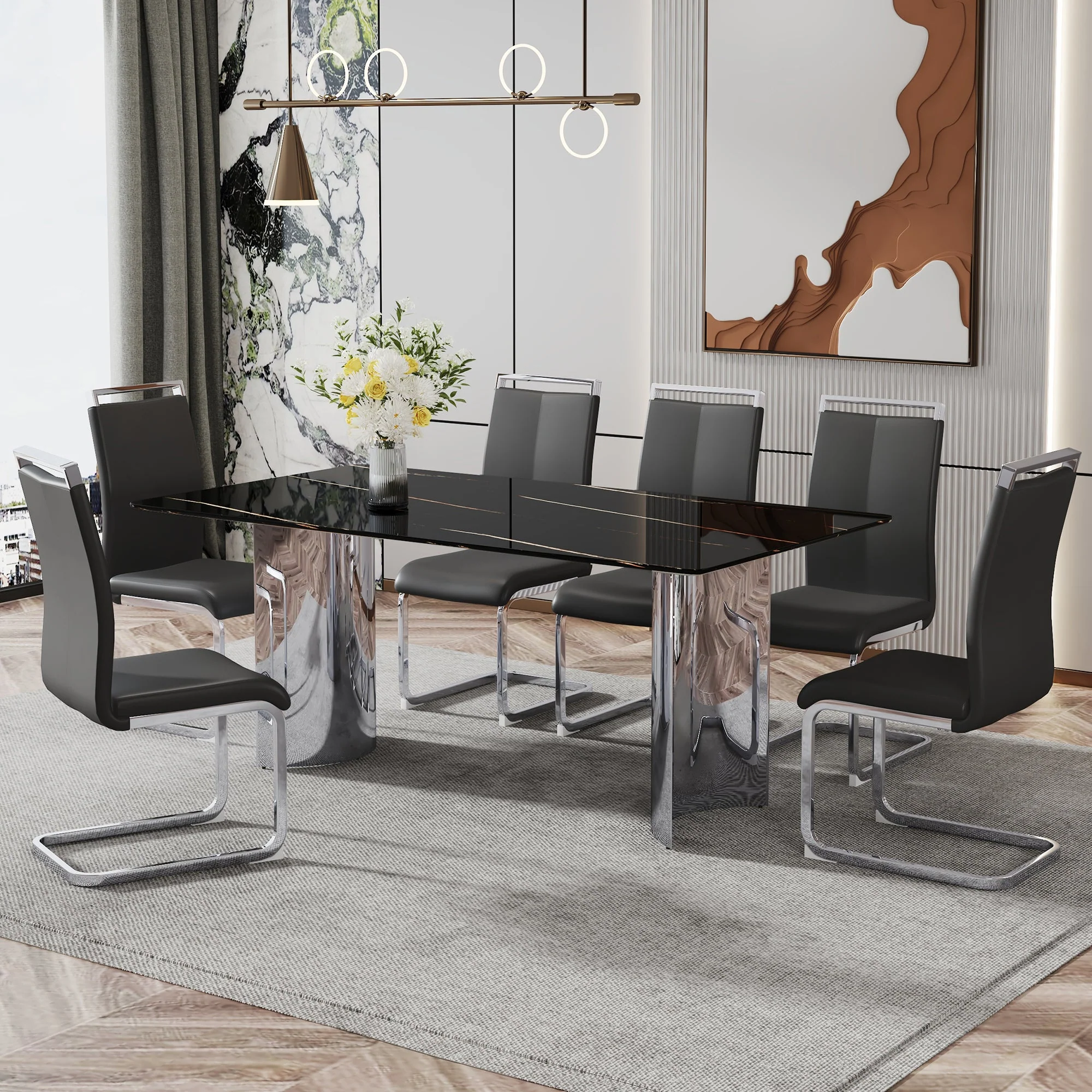 Modern Minimalist Dining Table - Image 16