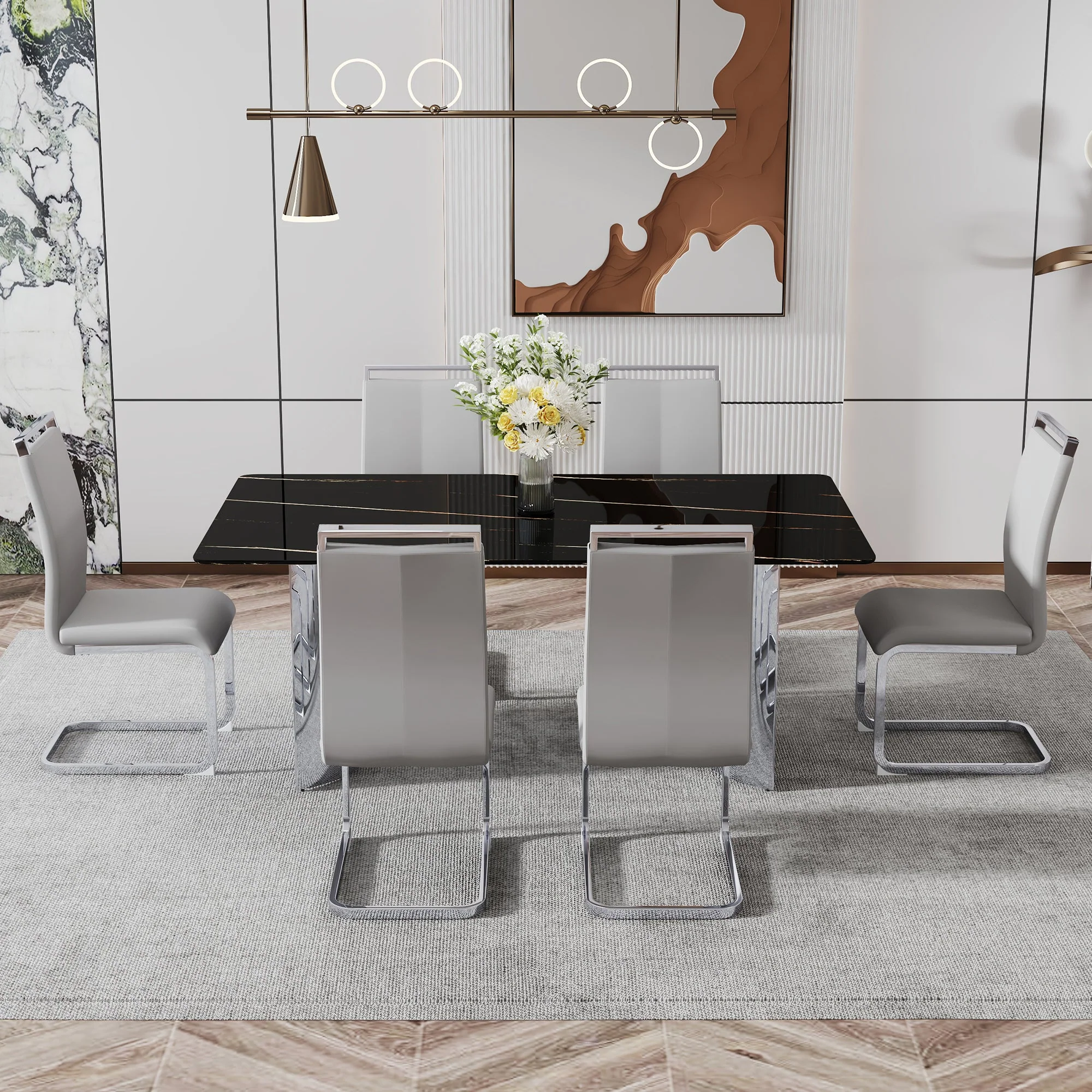 Modern Minimalist Dining Table - Image 3