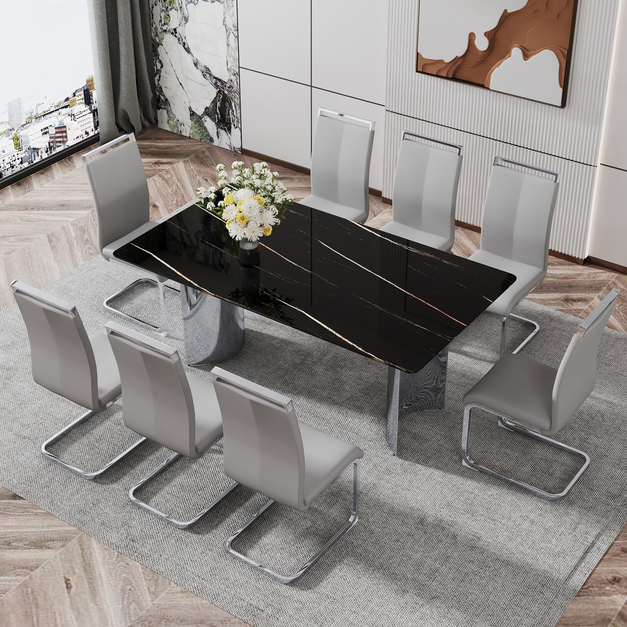 Modern Minimalist Dining Table - Image 5