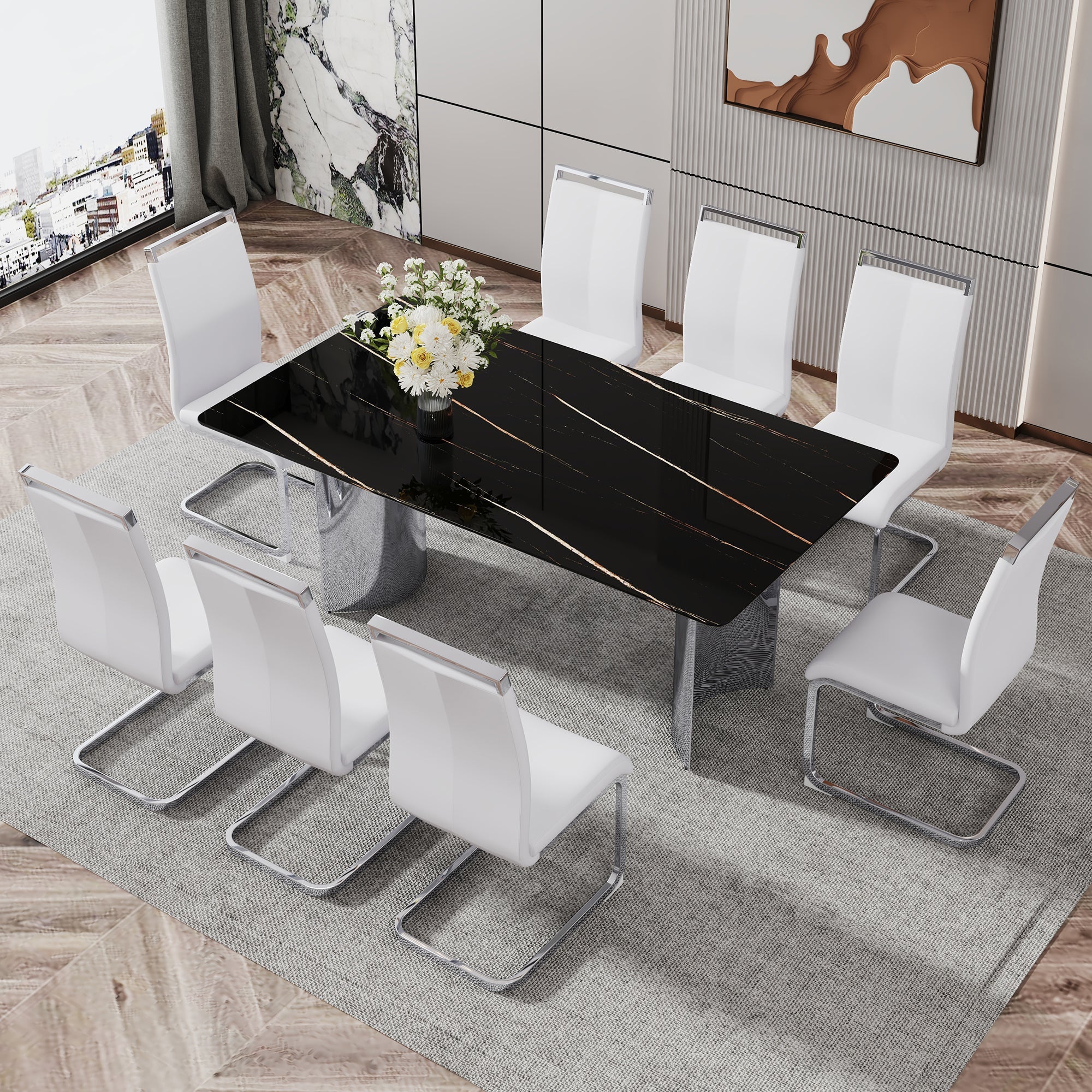 Modern Minimalist Dining Table - Image 8