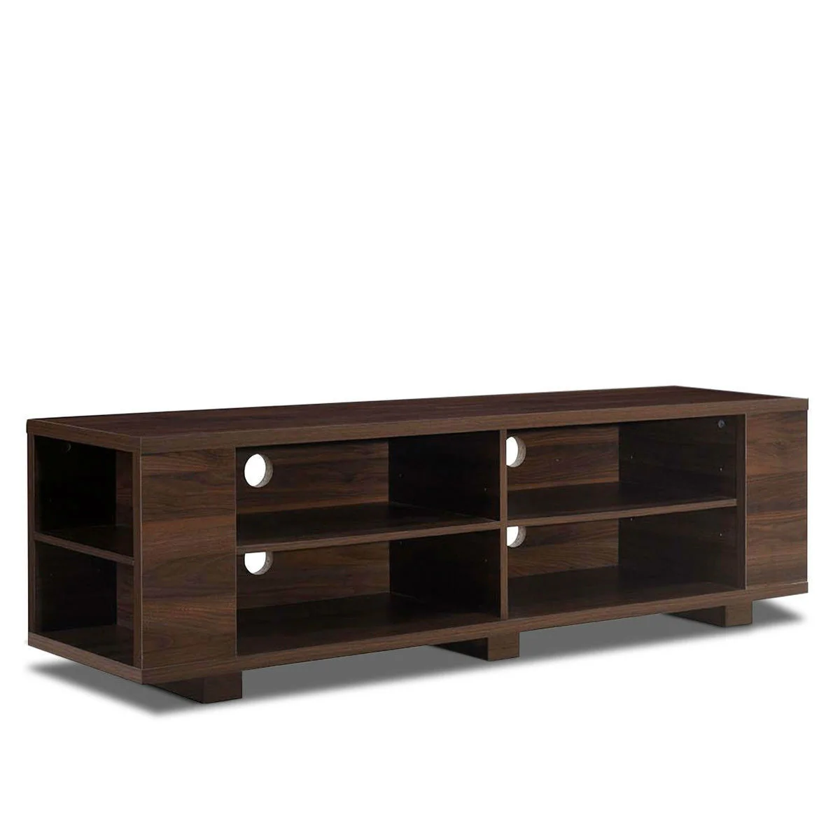 TV Stand in Walnut Wood Finish - Image 3