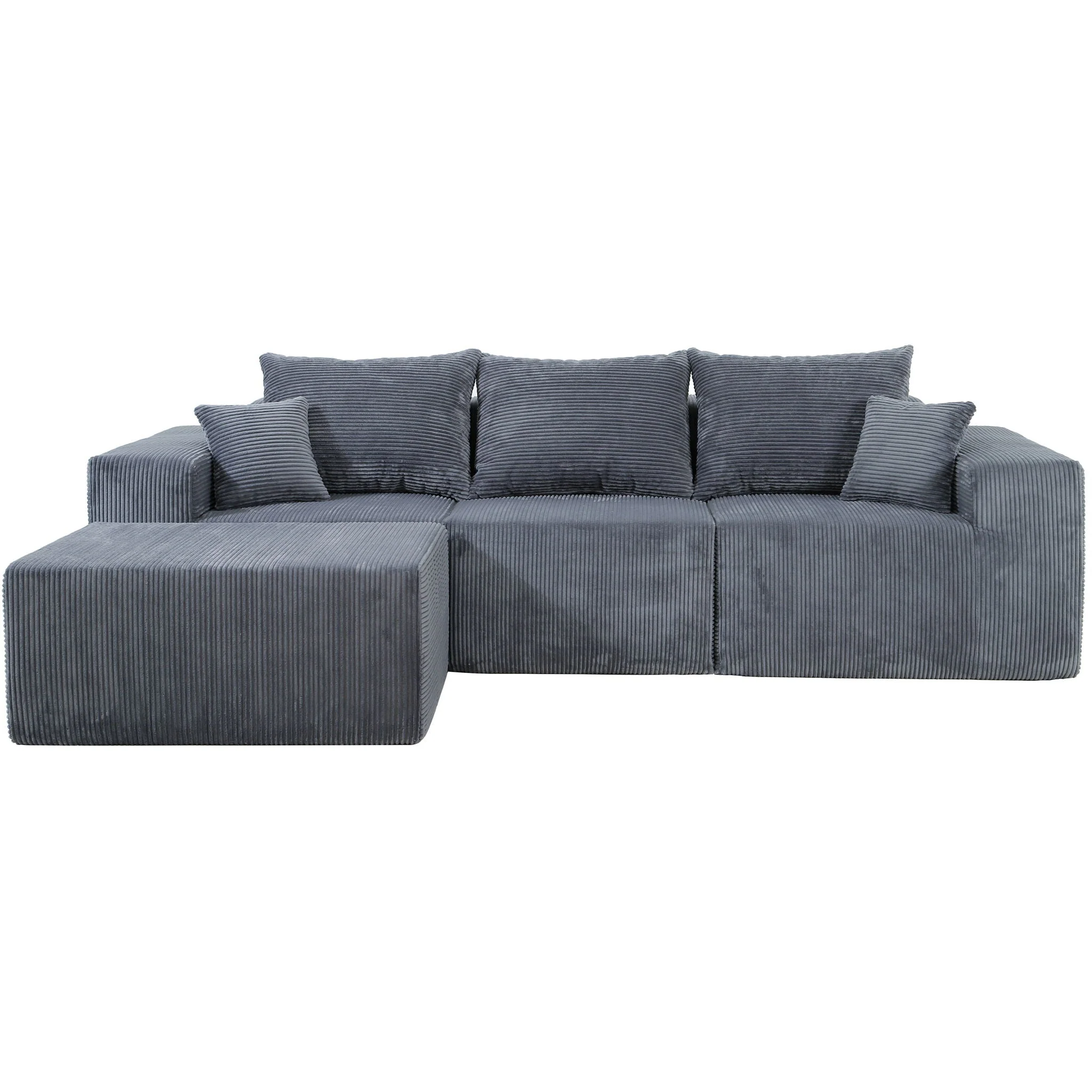Modular Sectional Sofa, Convertible Couch With Chaise - Image 3