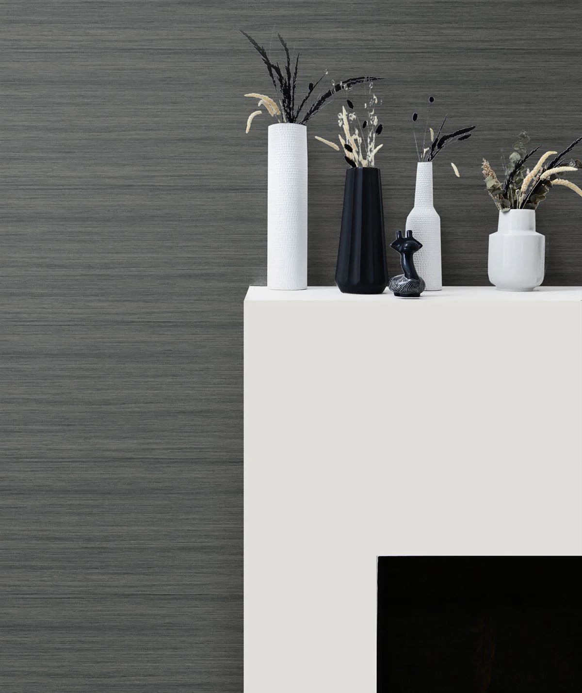 More Textures Neutral Shantung Silk Embossed Vinyl Unpasted Wallpaper - Image 16