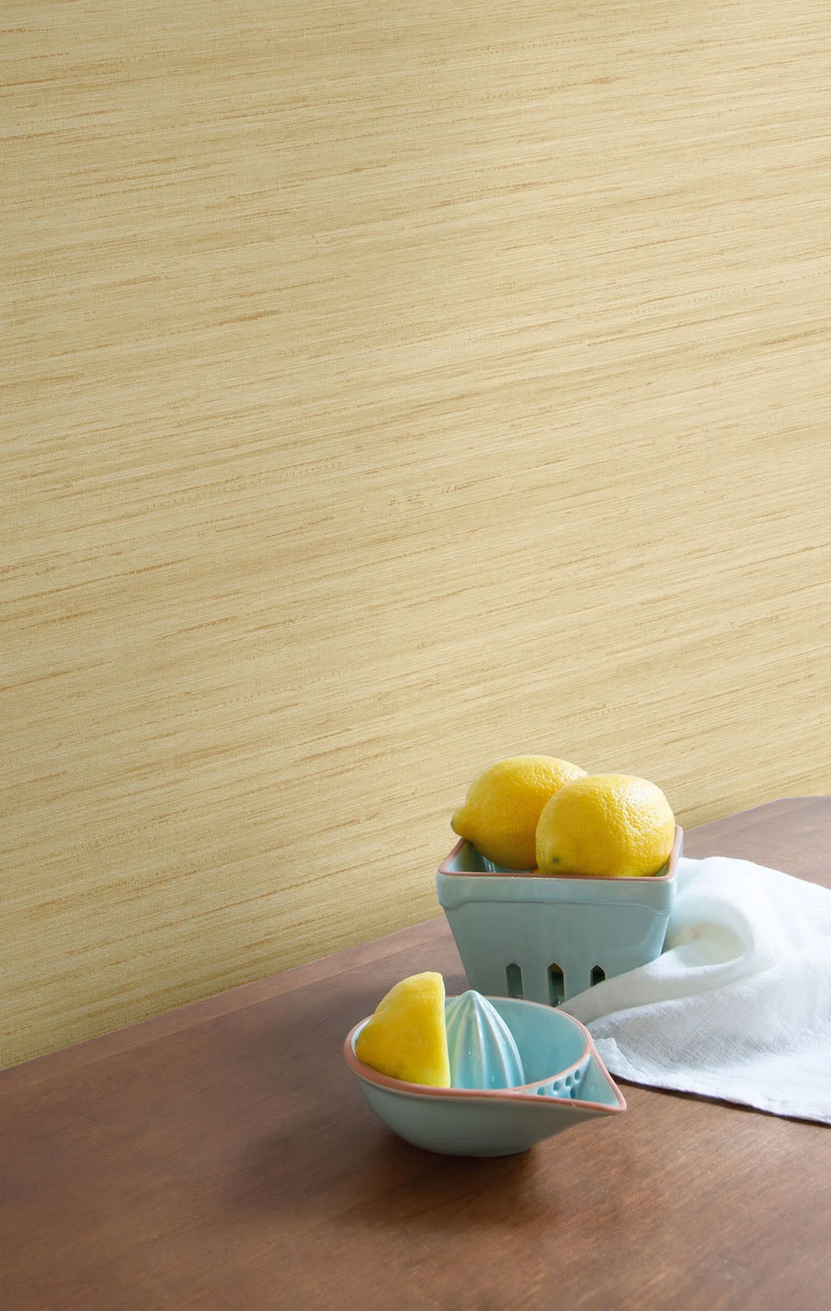 More Textures Sunrise Shantung Silk Embossed Vinyl Unpasted Wallpaper - Image 8
