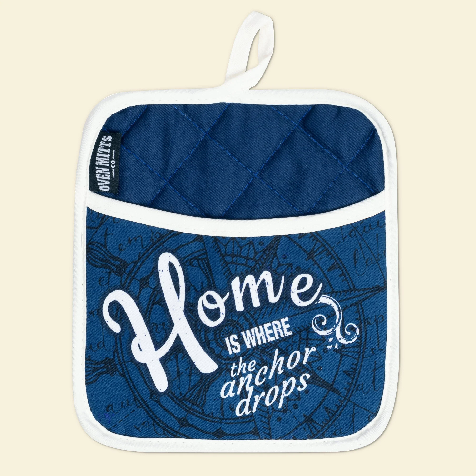 Nautic Home Anchor Oven Mitts And Potholder Set - Image 3