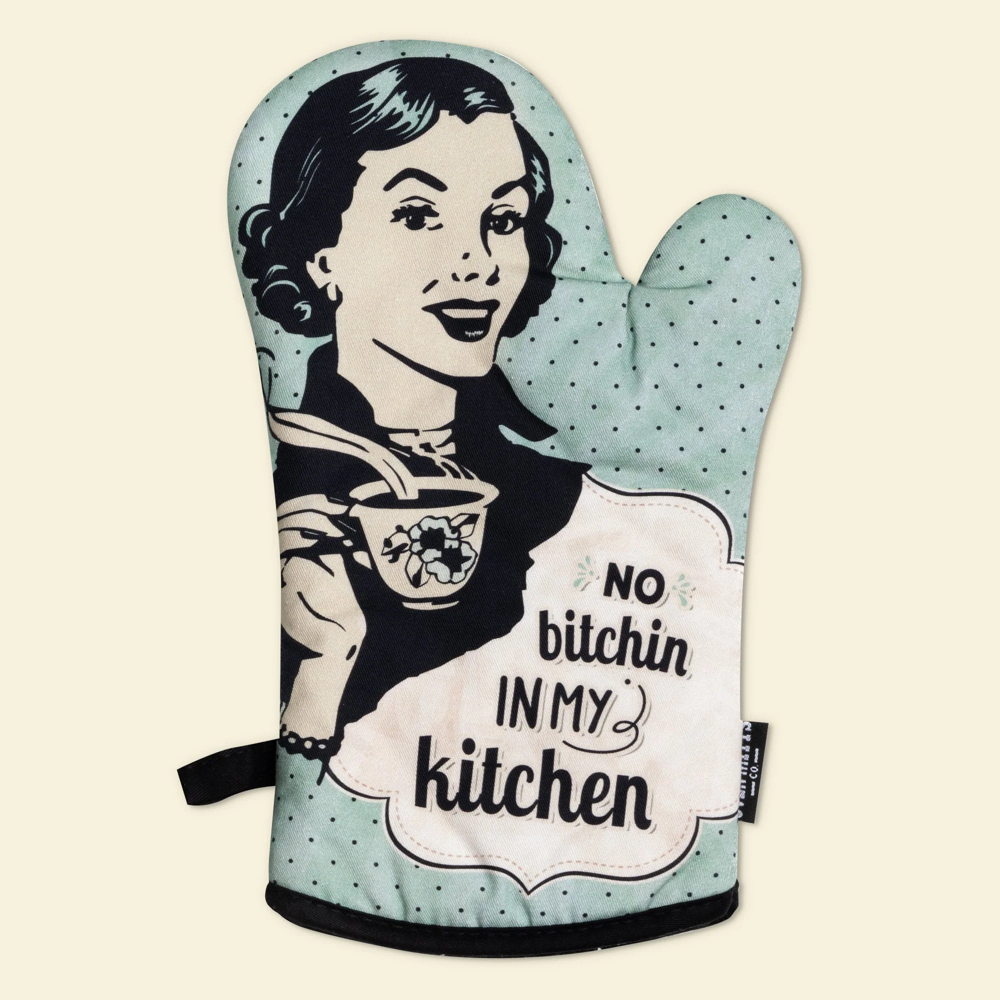 No Bitchin In My Kitchen Oven Mitts And Potholder Set - Image 2