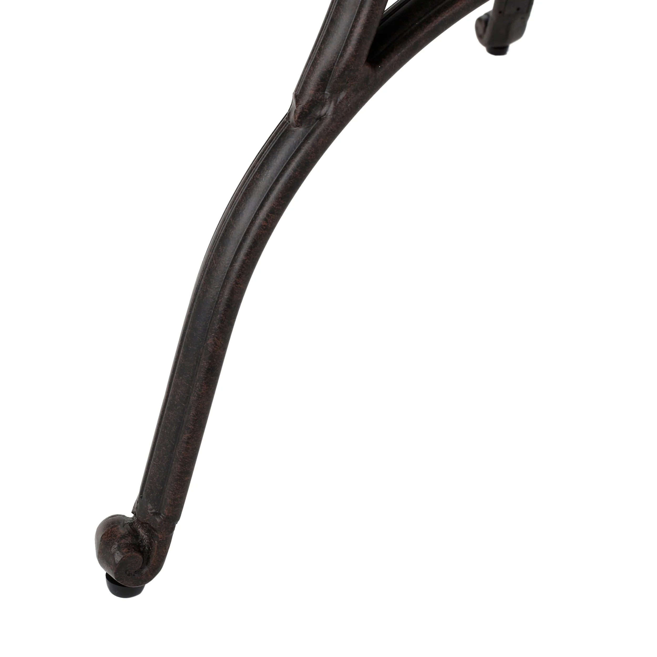 Outdoor Cast Aluminum Circular Dining Table, Bronze - Image 10