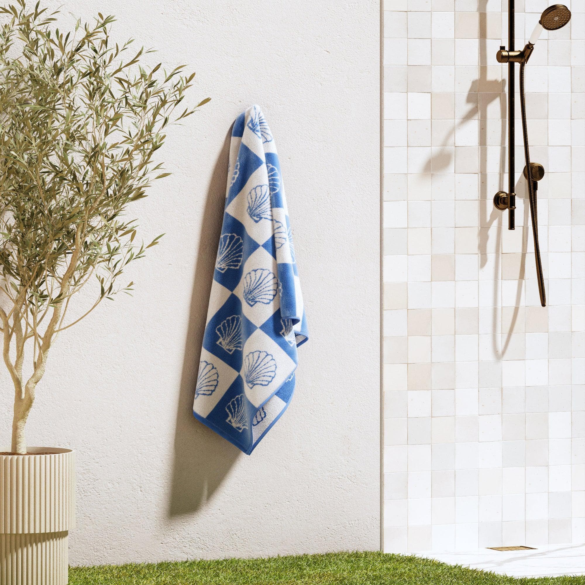 Oversized Retro Printed Beach Towel - St. Barts Collection - Image 9
