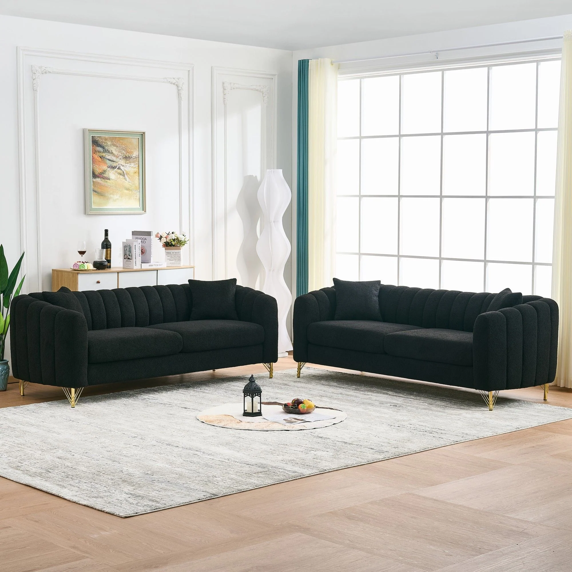 Oversized Sofa, Deep Tufted Couch - Image 11