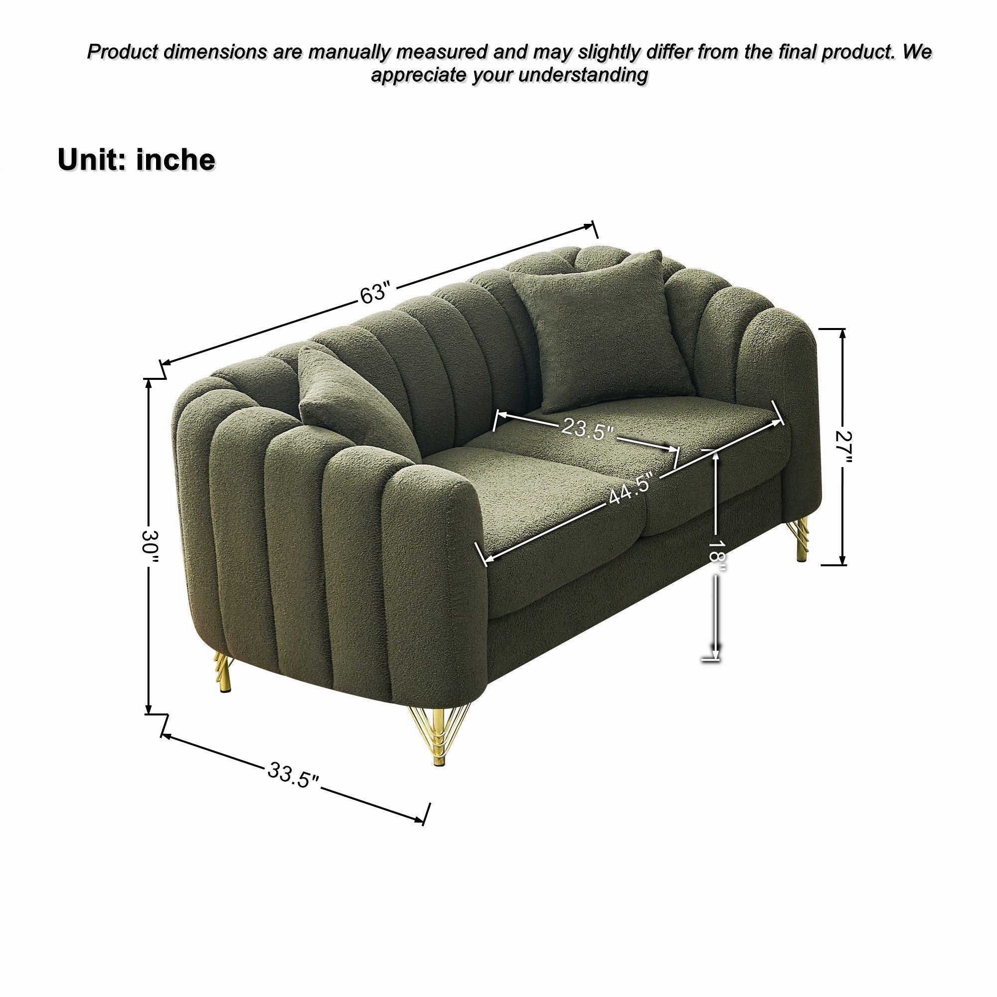 Oversized Sofa, Deep Tufted Couch - Image 13