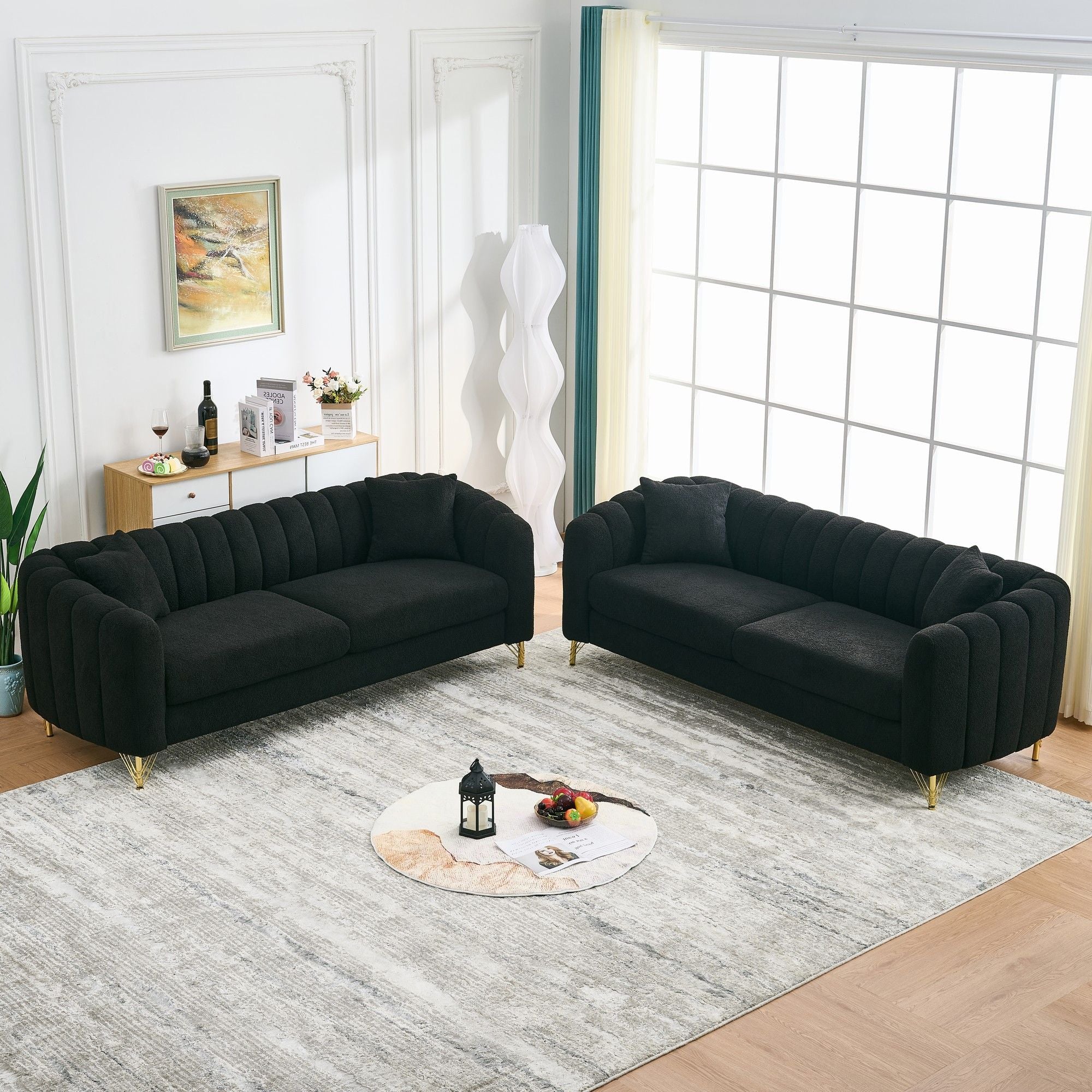 Oversized Sofa, Deep Tufted Couch - Image 16