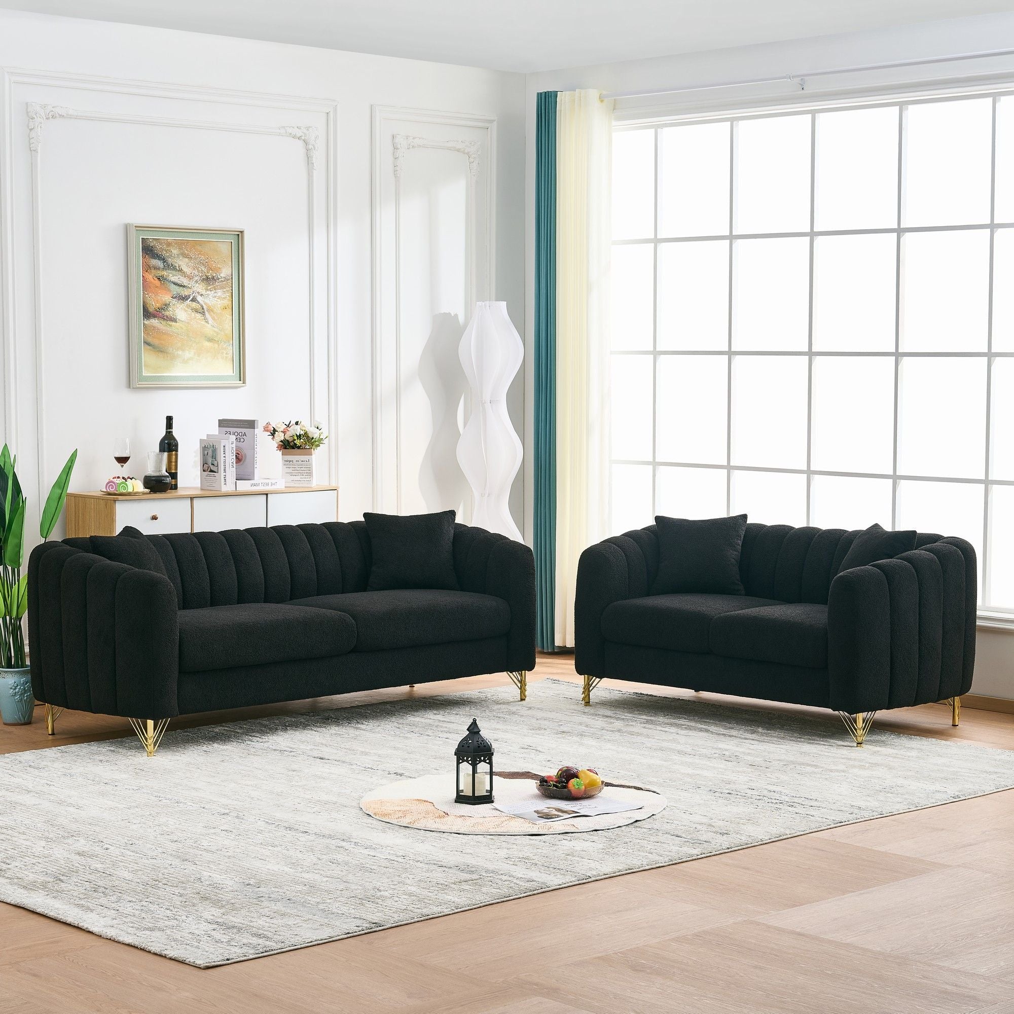 Oversized Sofa, Deep Tufted Couch - Image 17