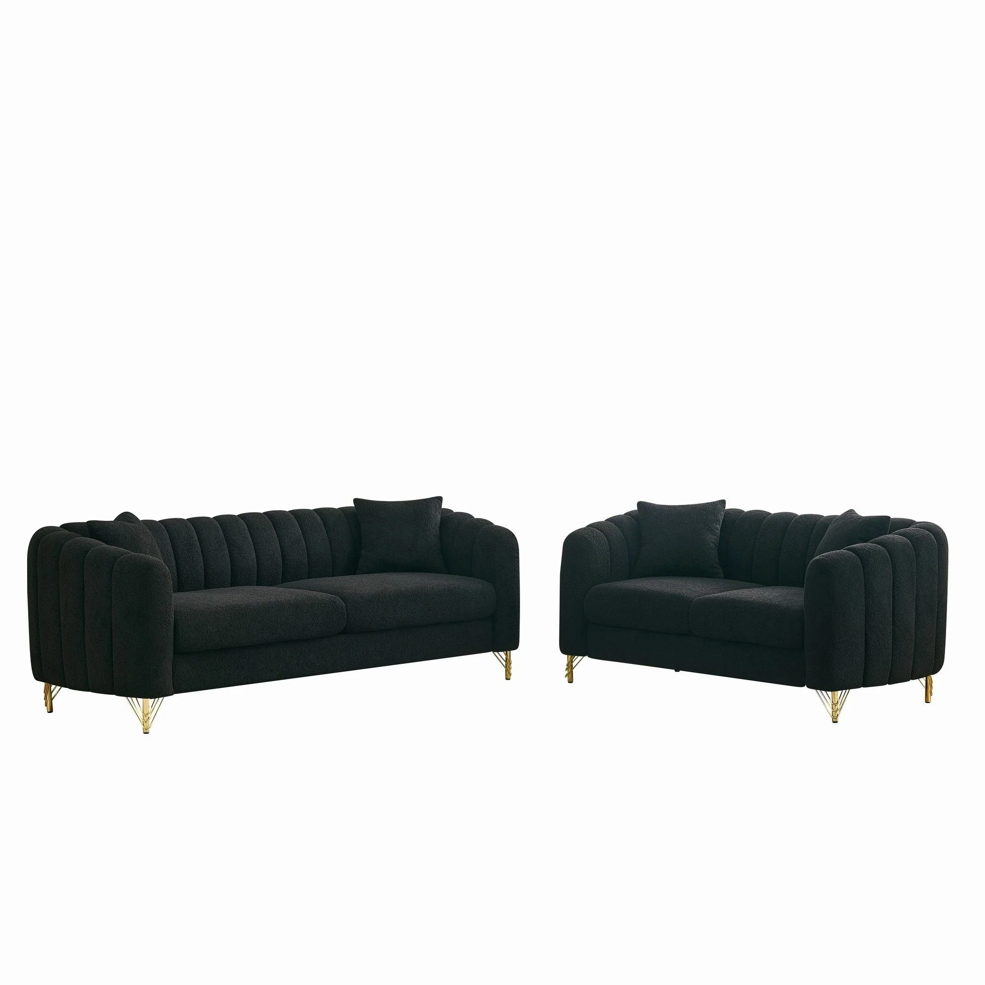 Oversized Sofa, Deep Tufted Couch - Image 5