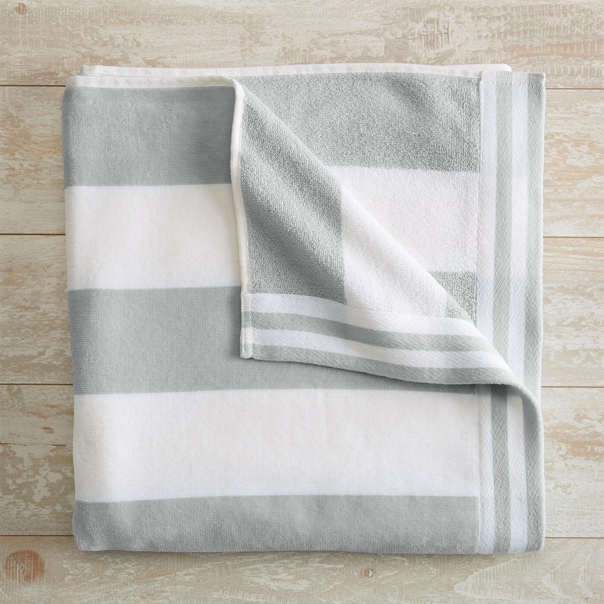 Oversized Striped Cabana Beach Towel - Edgartown Collection - Image 19