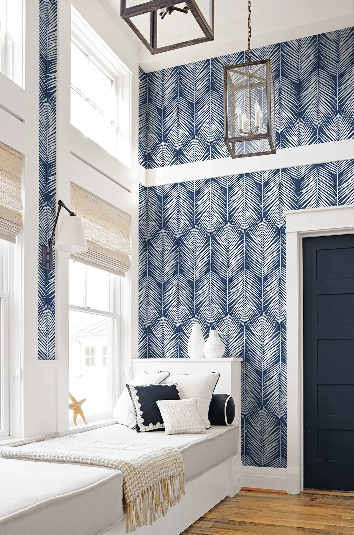 Palm Silhouette Peel and Stick Removable Wallpaper - Image 8