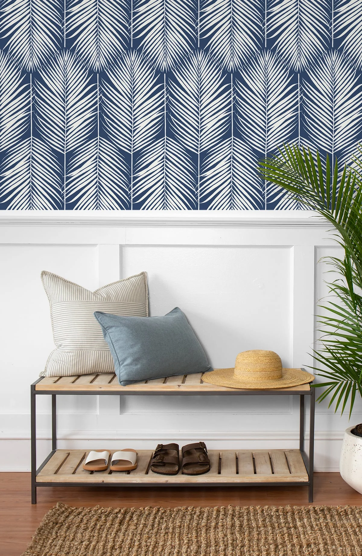 Palm Silhouette Peel and Stick Removable Wallpaper - Image 9