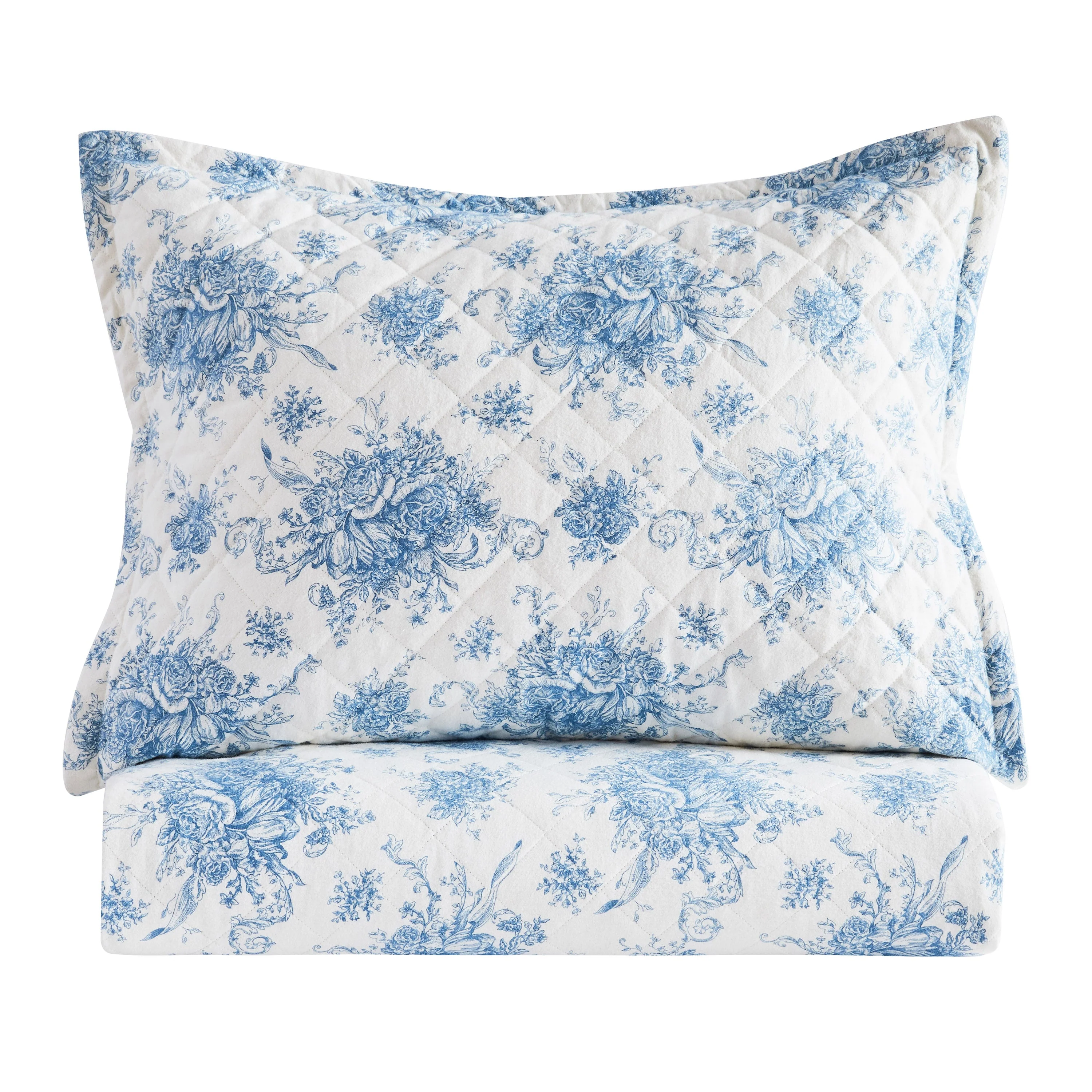Petit Toile Cotton Flannel Quilt Set - Image 13