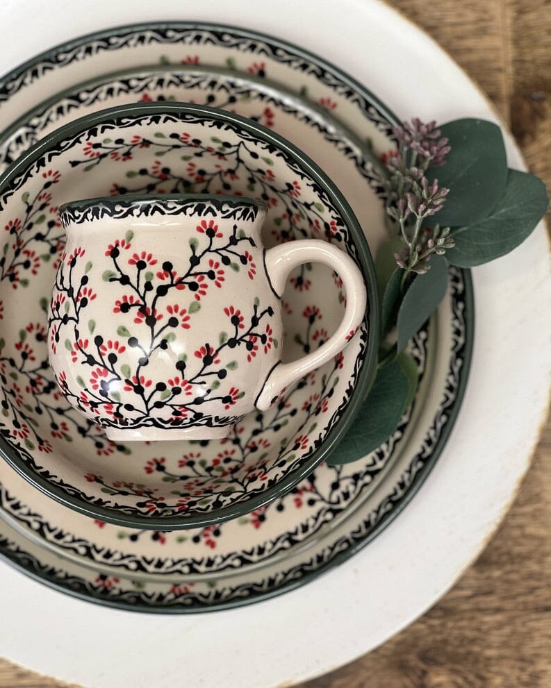 Plate, Round, Dinner, 10" in "Cherry Blossoms" by Manufaktura - Image 2