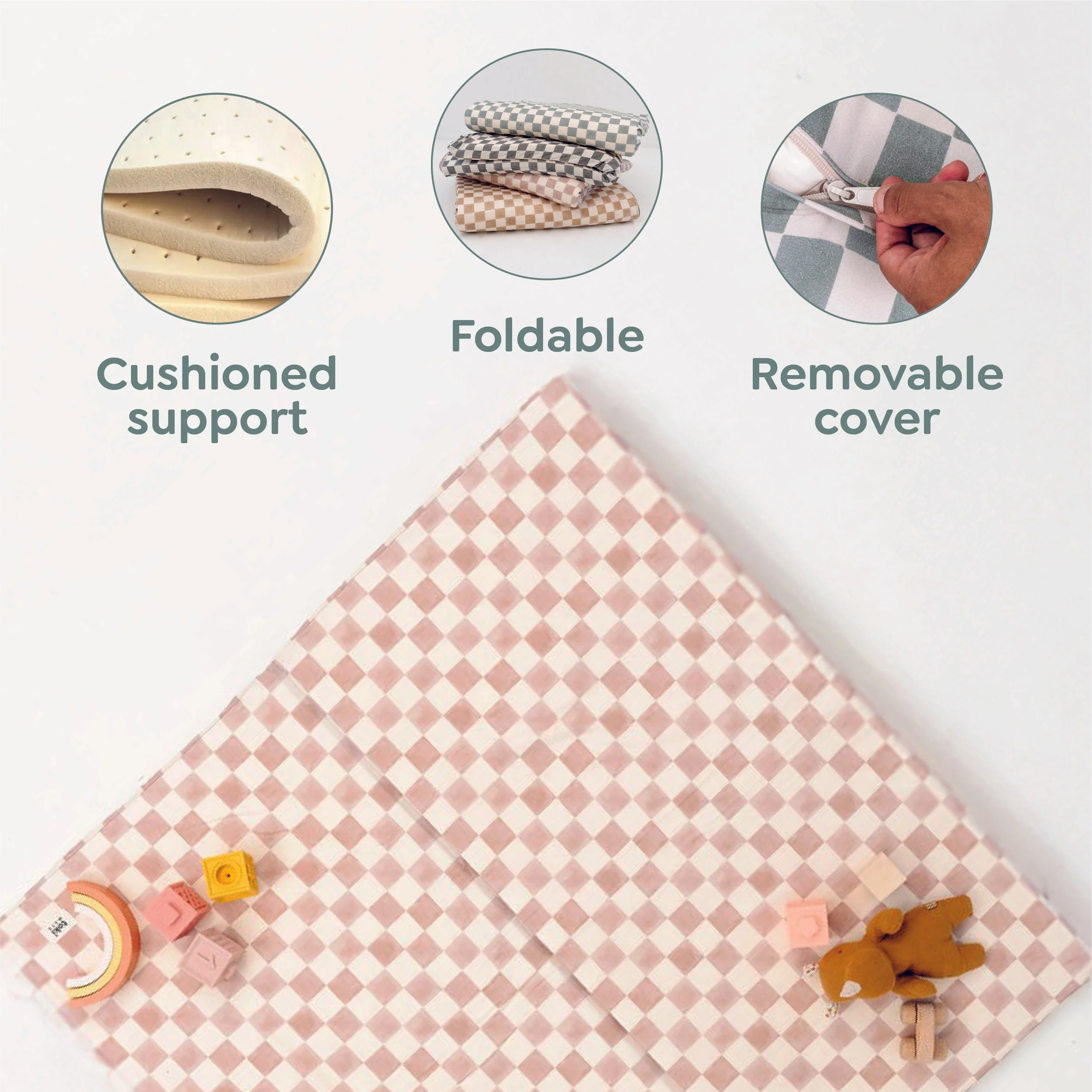 Playful Posies Organic Cotton Mat - Image 12