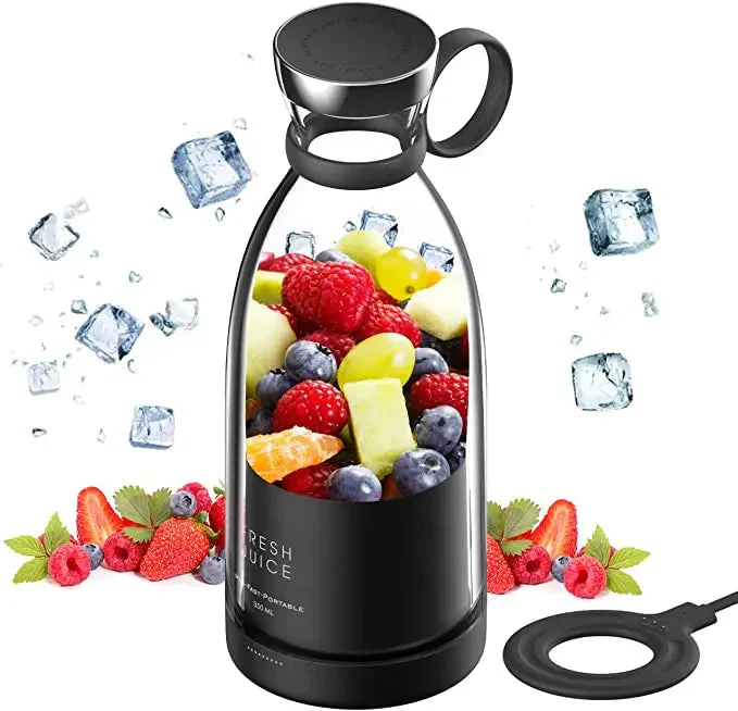 Portable Mini Juice Blender Bottle with Wireless Charging - Image 9