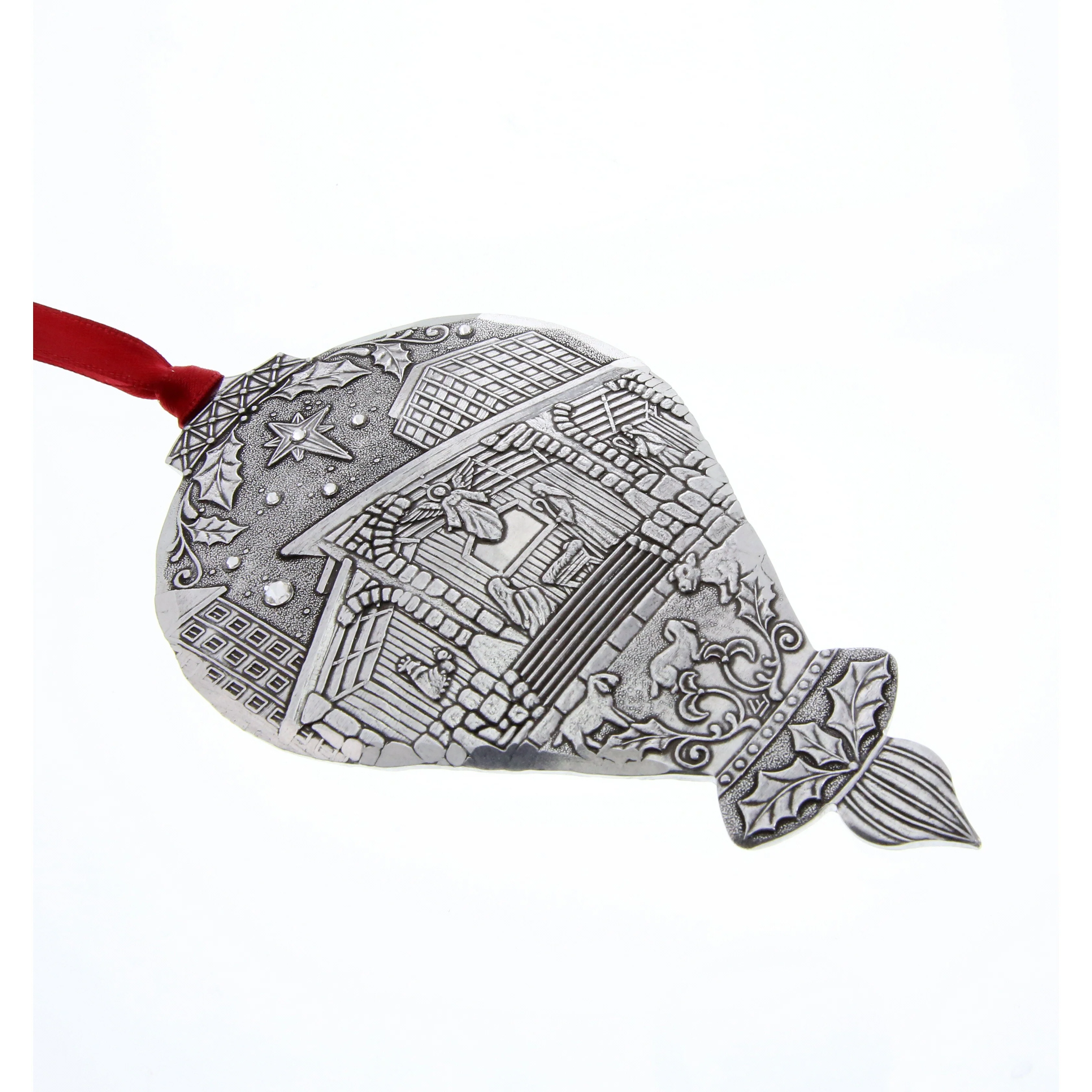 Portraits of Christmas- Christmas Time in the City Ornament - Image 3