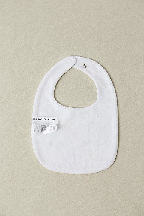Powdered Sugar and Puppies Organic Cotton Baby Bib - Image 3