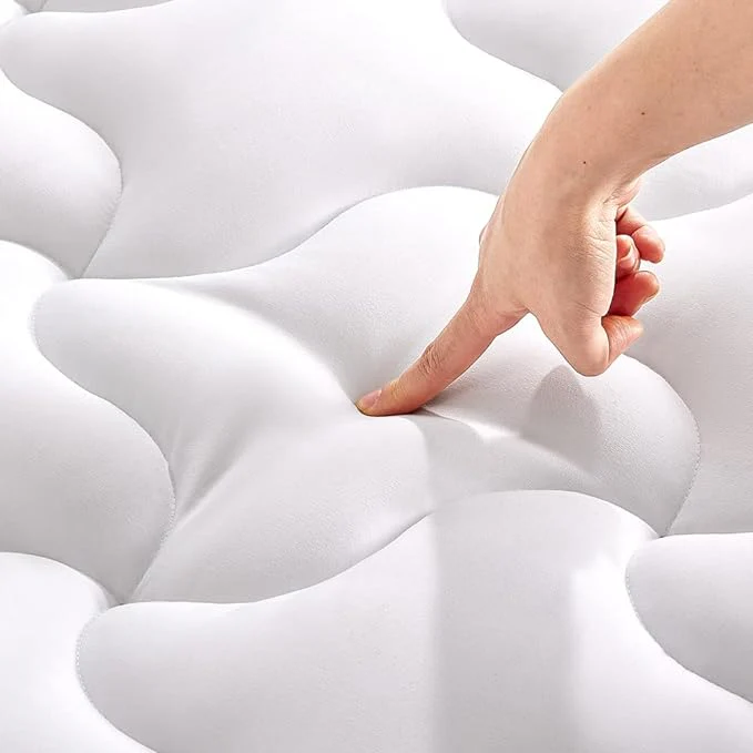 Premium Cooling Mattress Pad White - Image 2