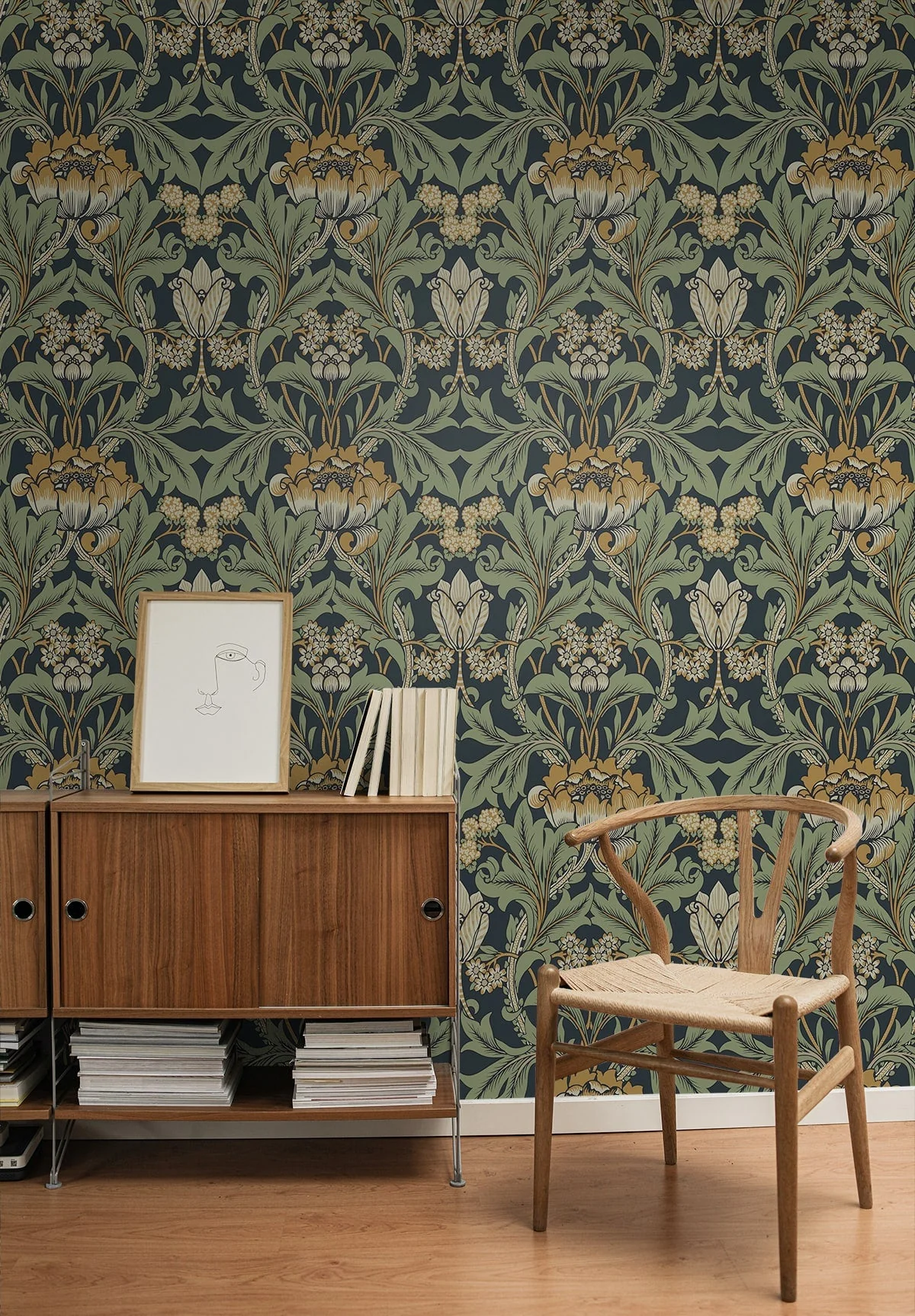 Primrose Floral Premium Peel and Stick Removable Wallpaper - Image 19