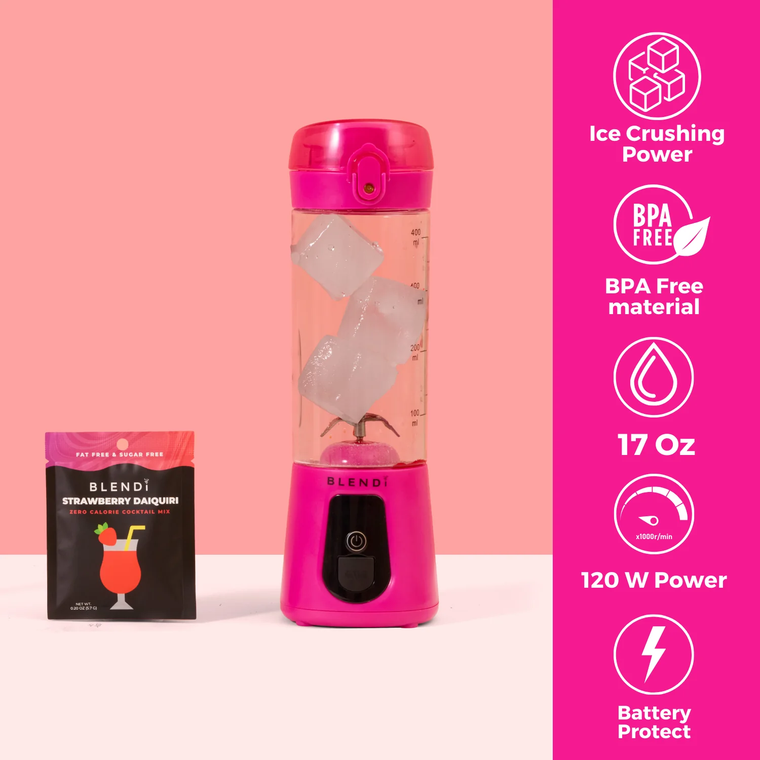 Pro+ Ice Crushing Portable Blender (17oz) - Image 15