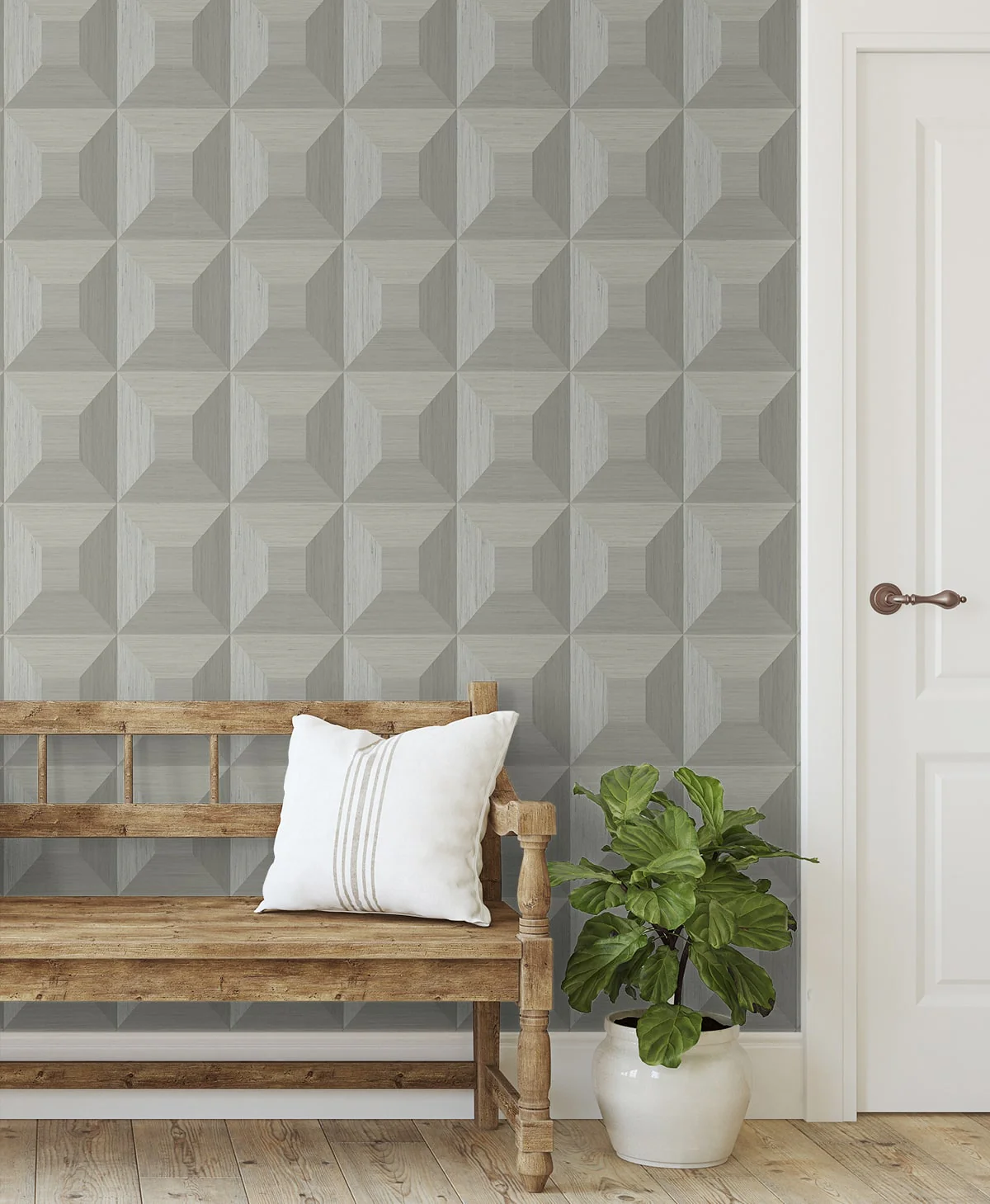 Quadrant Geo Peel and Stick Removable Wallpaper - Image 16