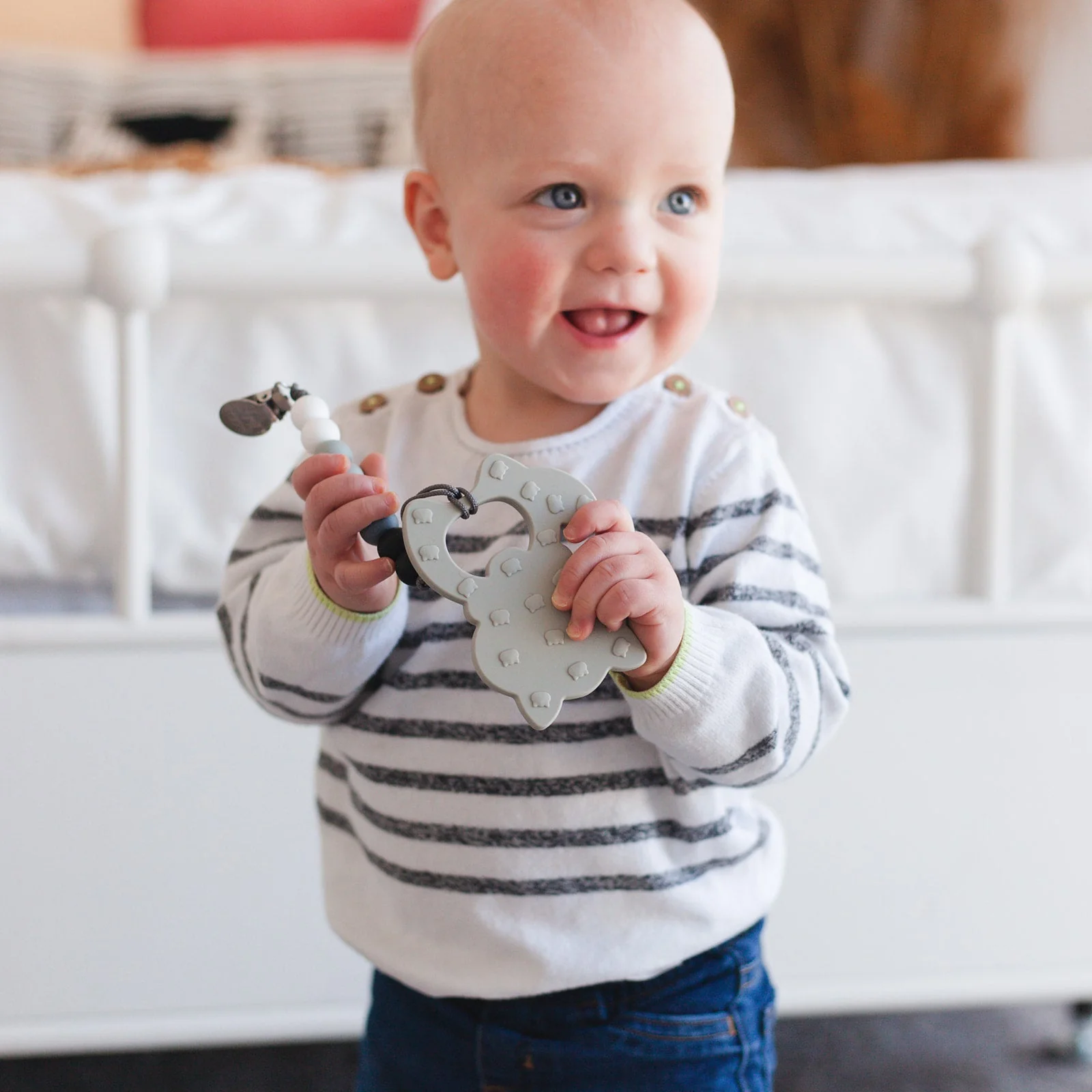 Raccoon Teether Set - Gray - Image 5